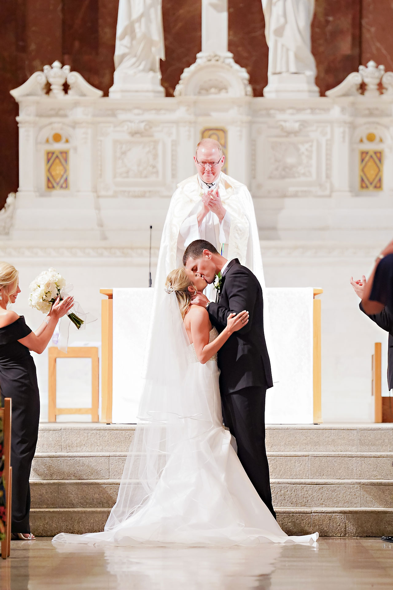 Julie Jonathan St Johns Scottish Rite Cathedral Indianapolis Wedding 087