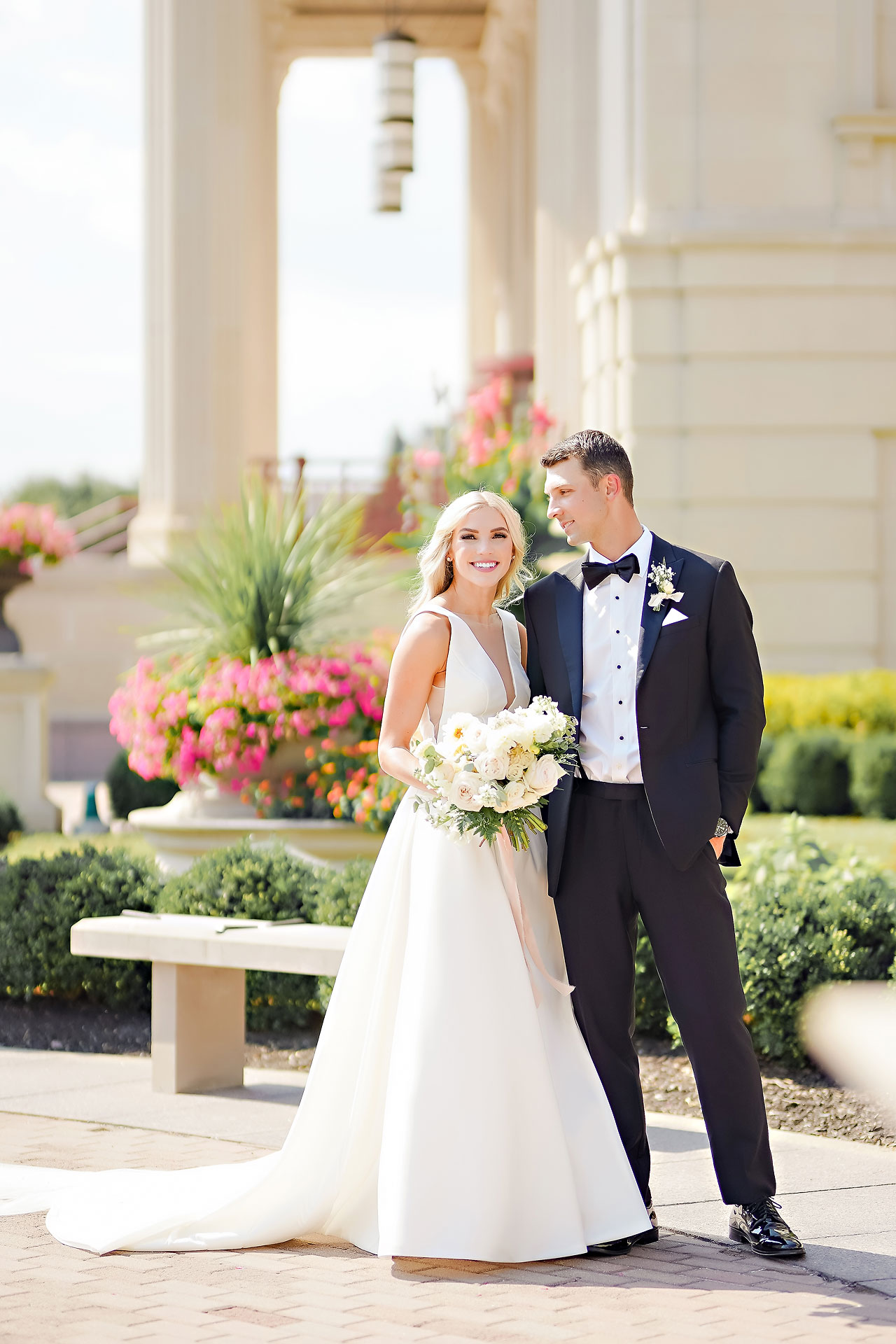Heather Phil Second Presbyterian Scottish Rite Cathedral Indianapolis Wedding 173