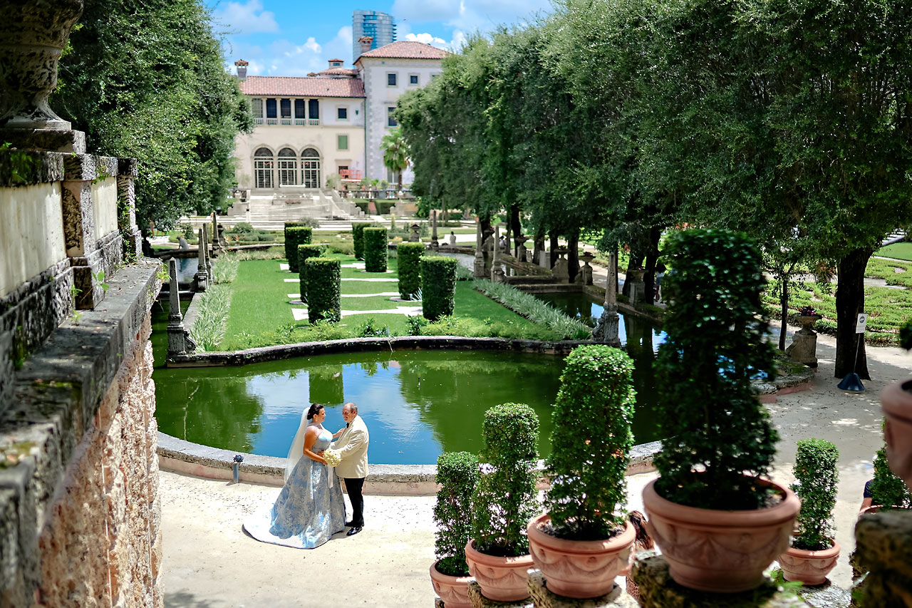 RACHEL + CRAIG | VIZCAYA MUSEUM & GARDENS | BRIDE & GROOM PORTRAITS