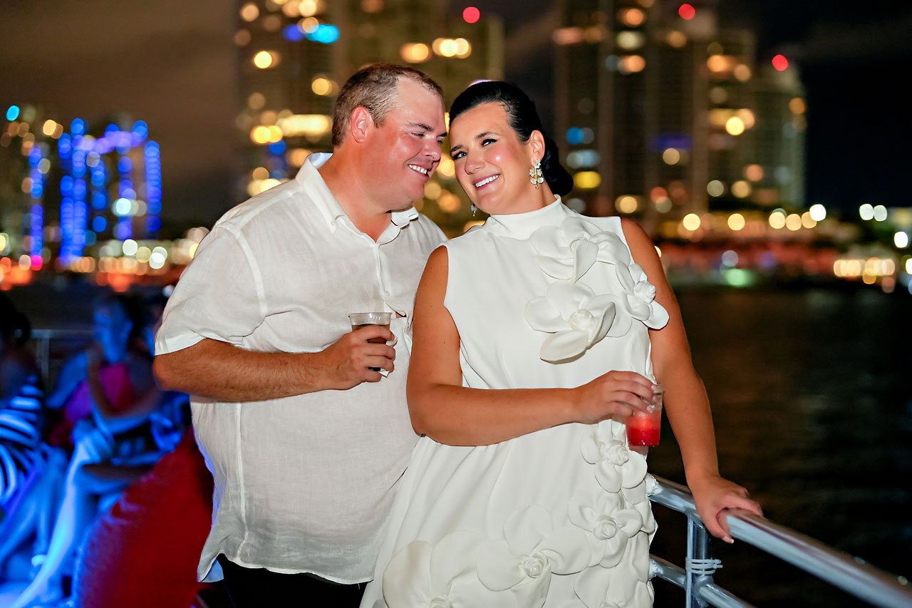 RACHEL + CRAIG | MIAMI FLORIA WEDDING SUNSET CRUISE + SENDOFF BRUNCH