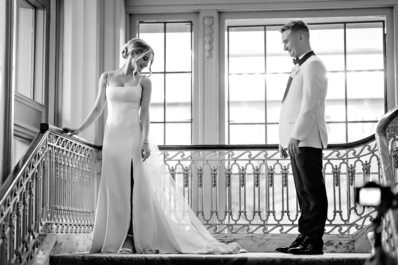 Lauren Colin Crowne Plaza Union Station Grand Hall Indianapolis Wedding 087