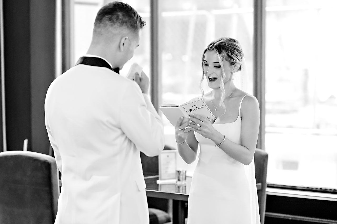 Lauren Colin Crowne Plaza Union Station Grand Hall Indianapolis Wedding 098