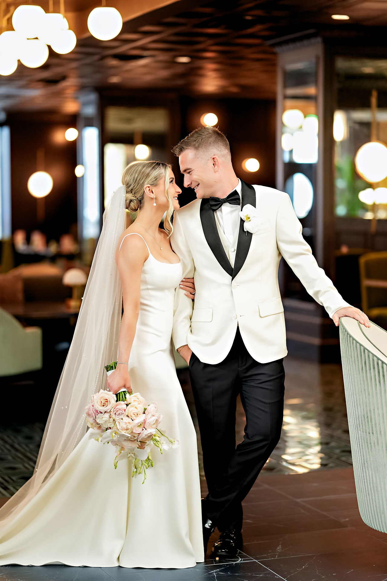 Lauren Colin Crowne Plaza Union Station Grand Hall Indianapolis Wedding 116