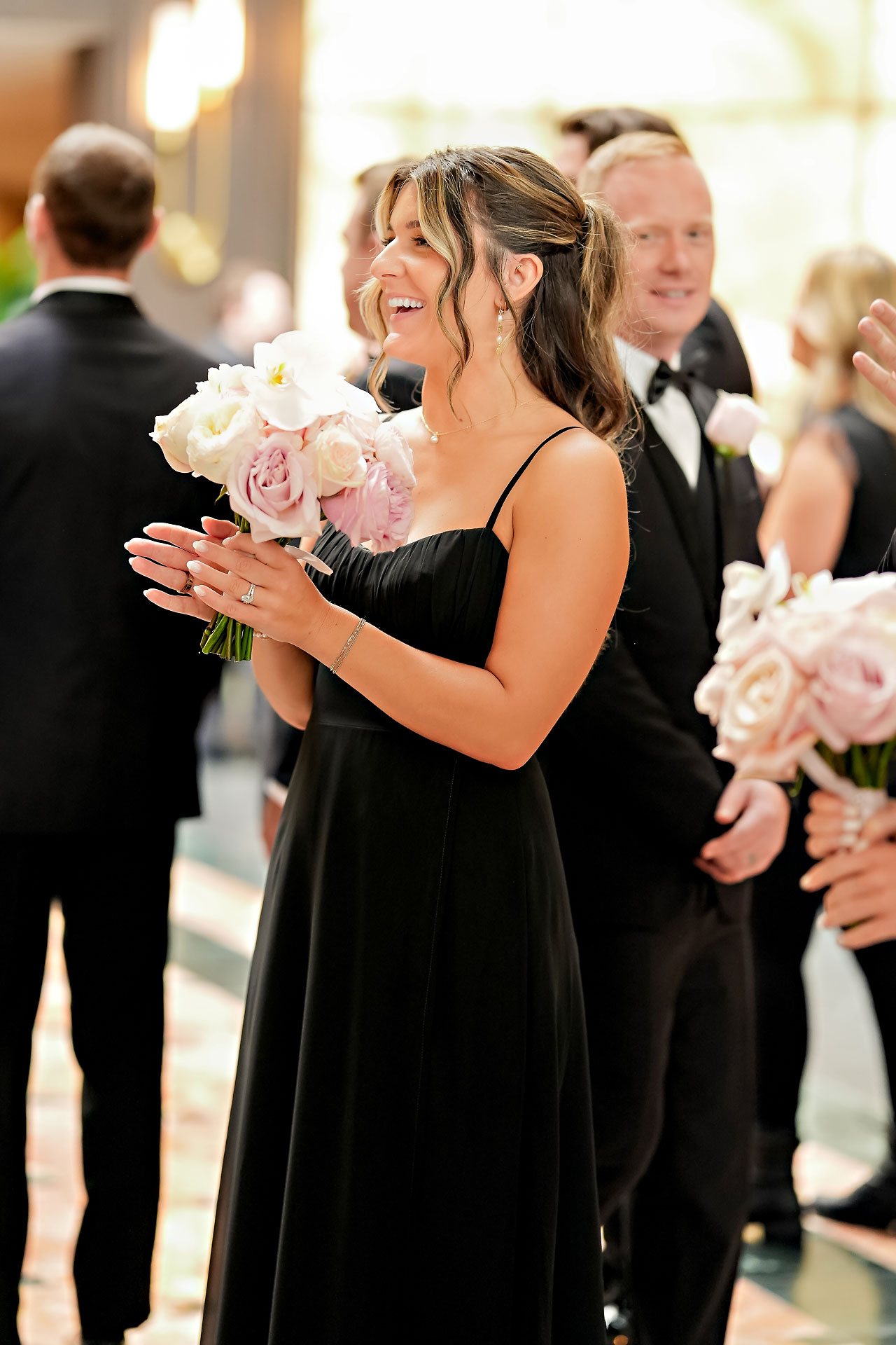 Lauren Colin Crowne Plaza Union Station Grand Hall Indianapolis Wedding 138