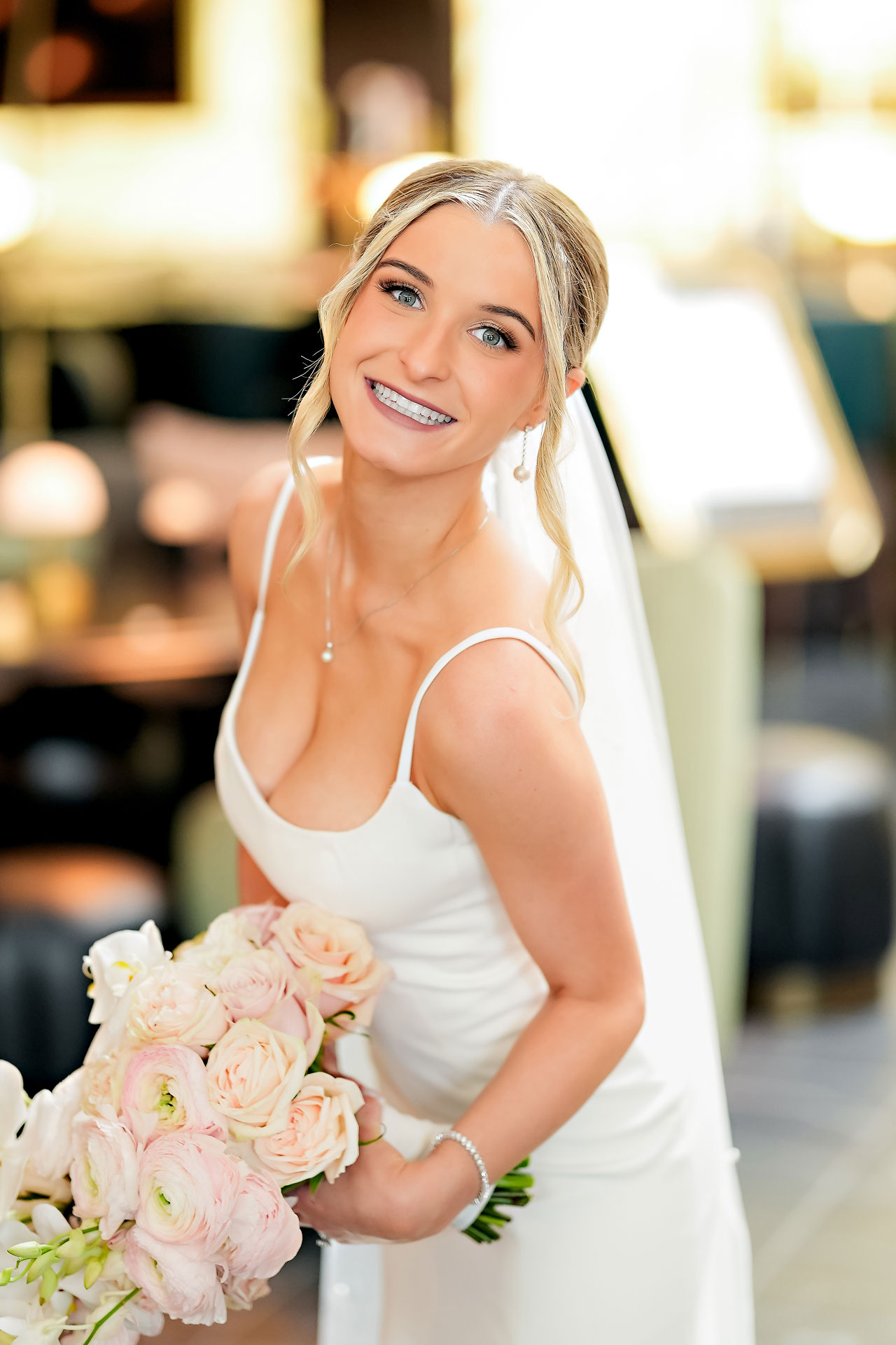 Lauren Colin Crowne Plaza Union Station Grand Hall Indianapolis Wedding 139