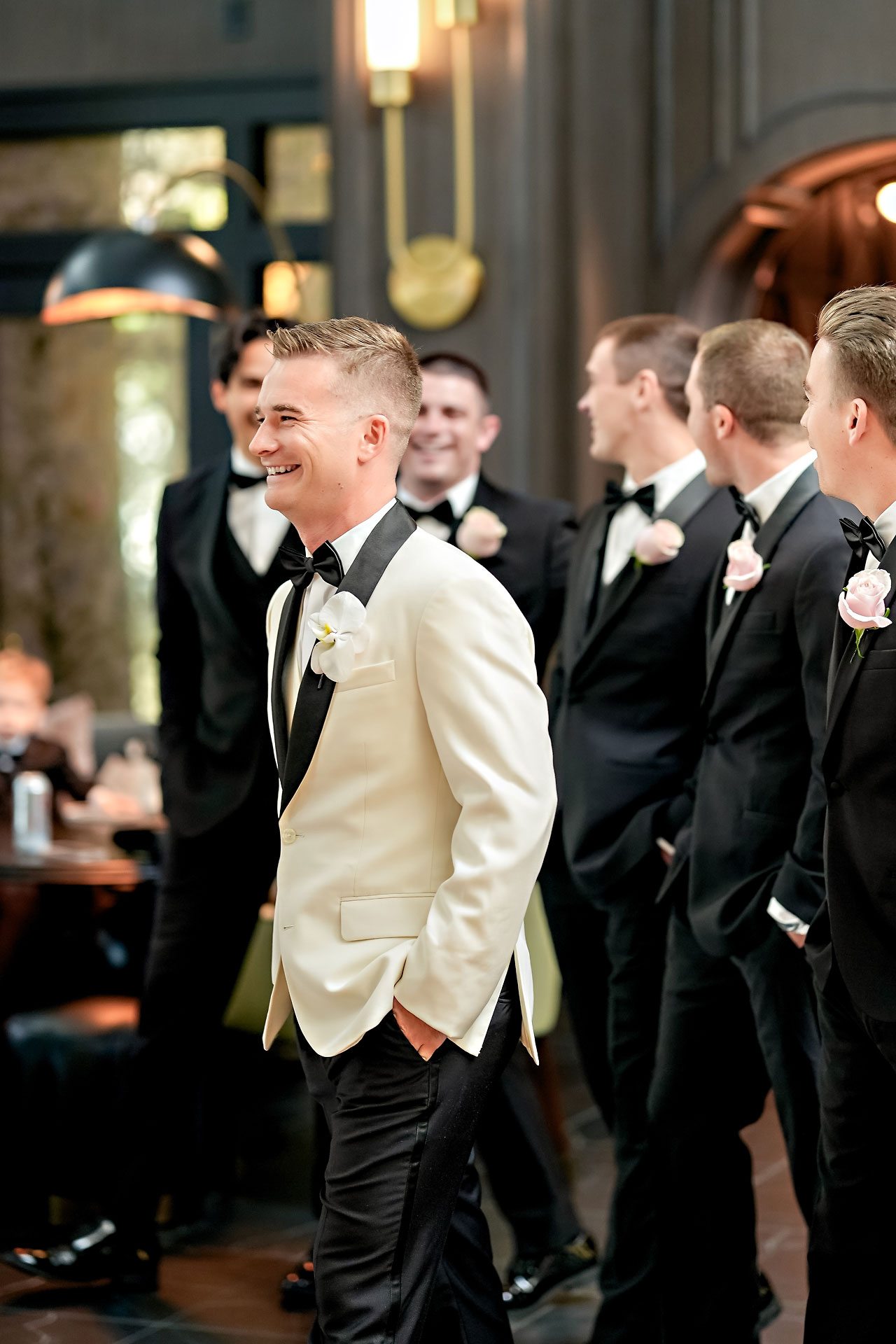 Lauren Colin Crowne Plaza Union Station Grand Hall Indianapolis Wedding 156
