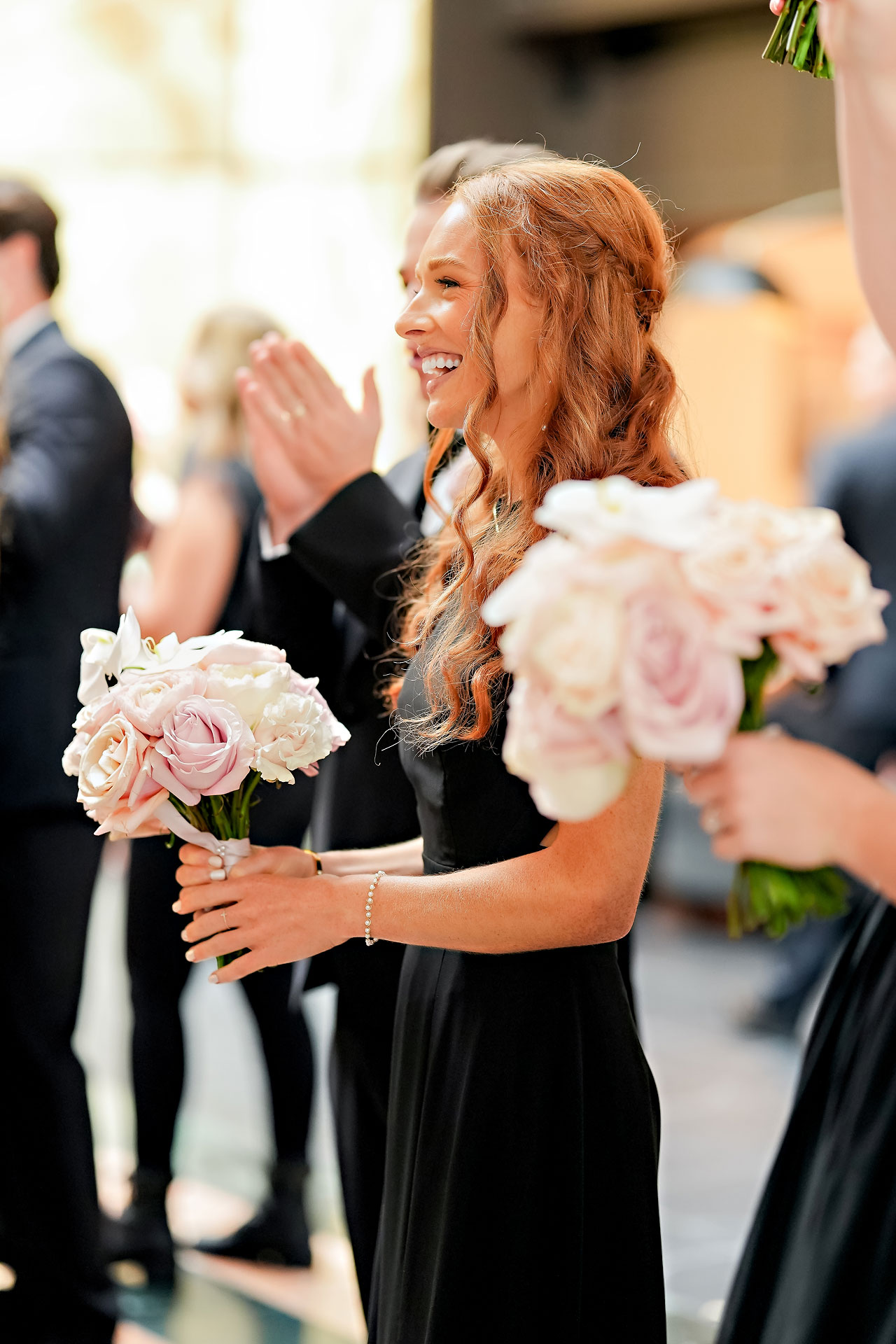 Lauren Colin Crowne Plaza Union Station Grand Hall Indianapolis Wedding 157