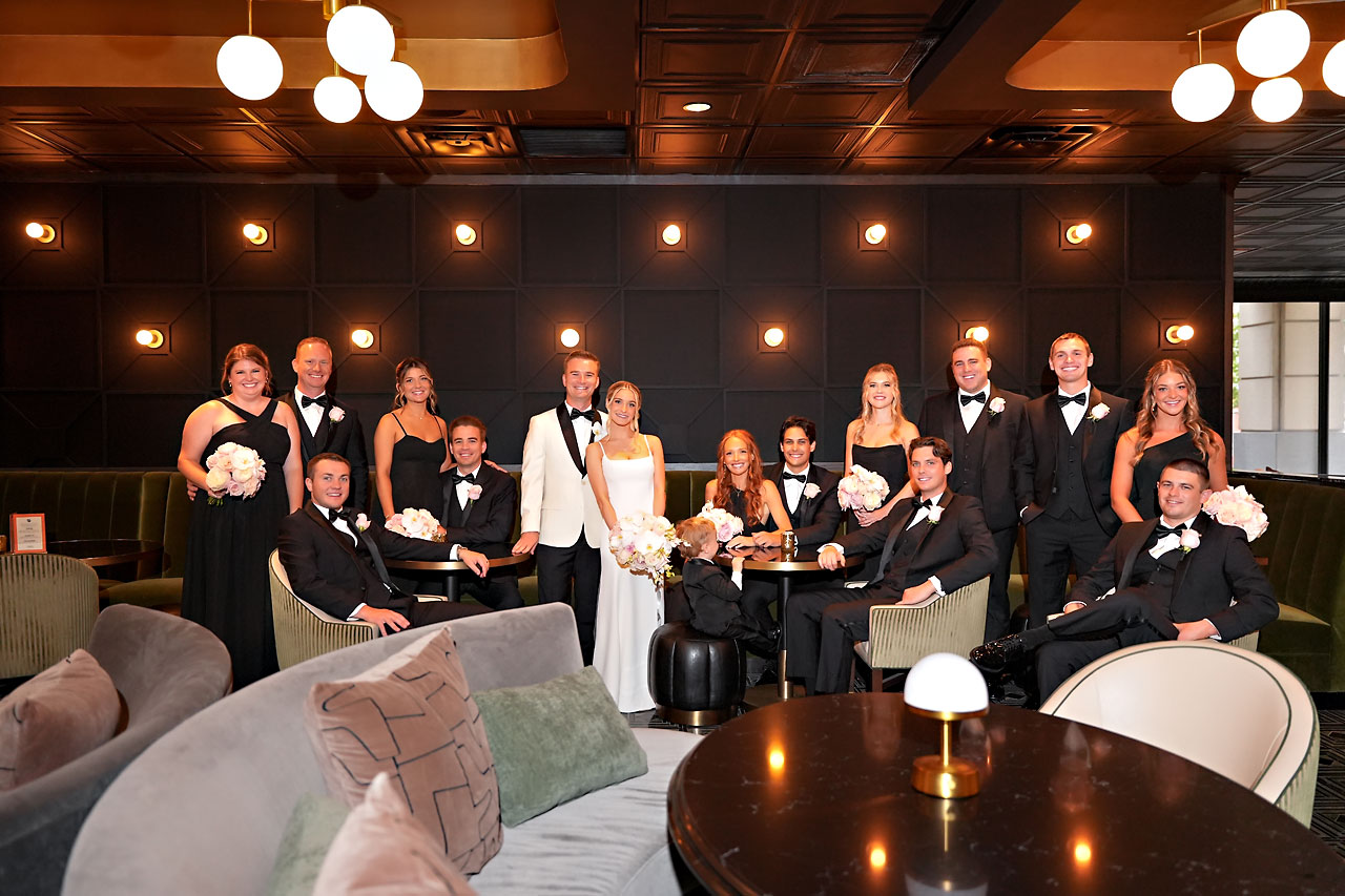Lauren Colin Crowne Plaza Union Station Grand Hall Indianapolis Wedding 165