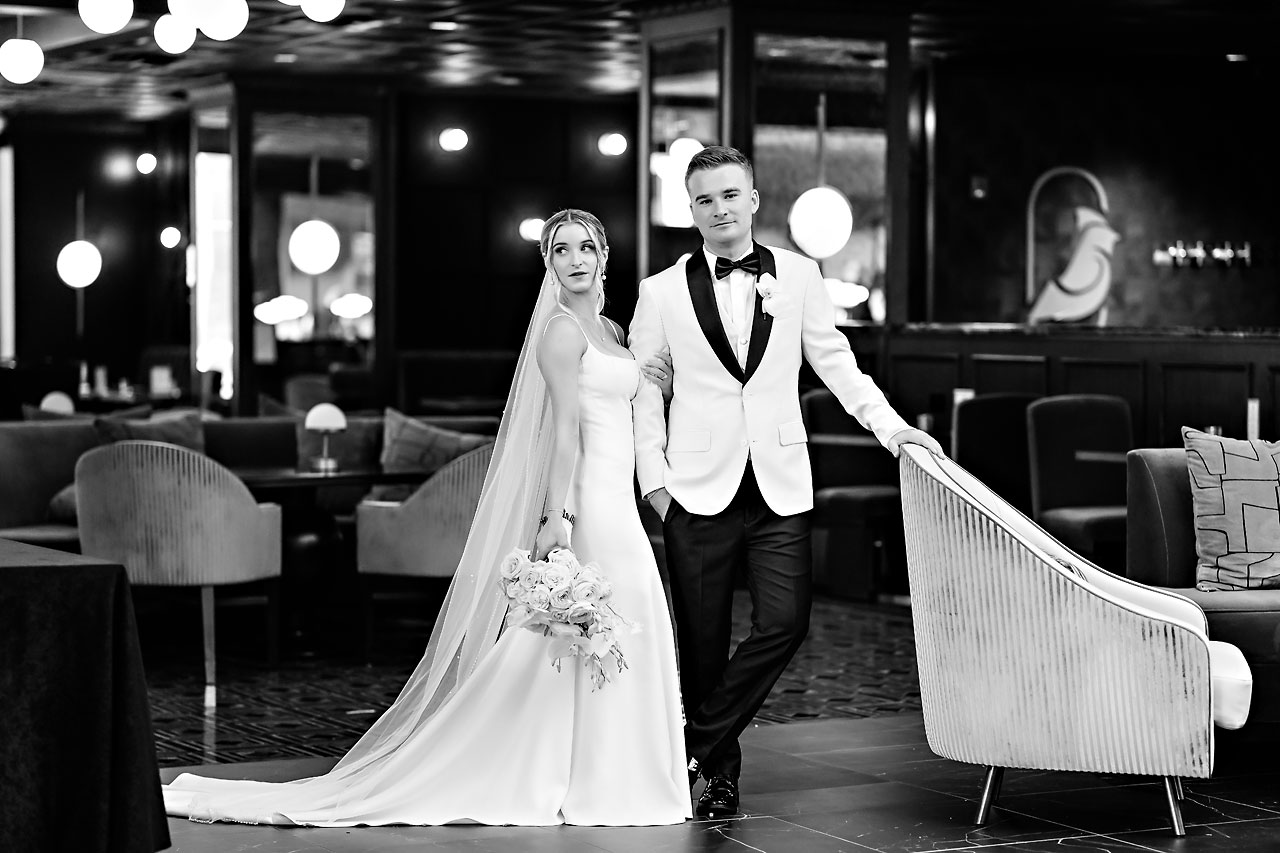 Lauren Colin Crowne Plaza Union Station Grand Hall Indianapolis Wedding 170