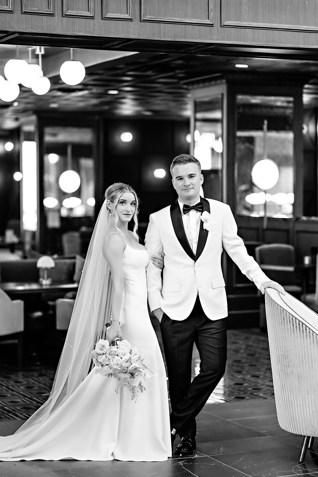 Lauren Colin Crowne Plaza Union Station Grand Hall Indianapolis Wedding 189