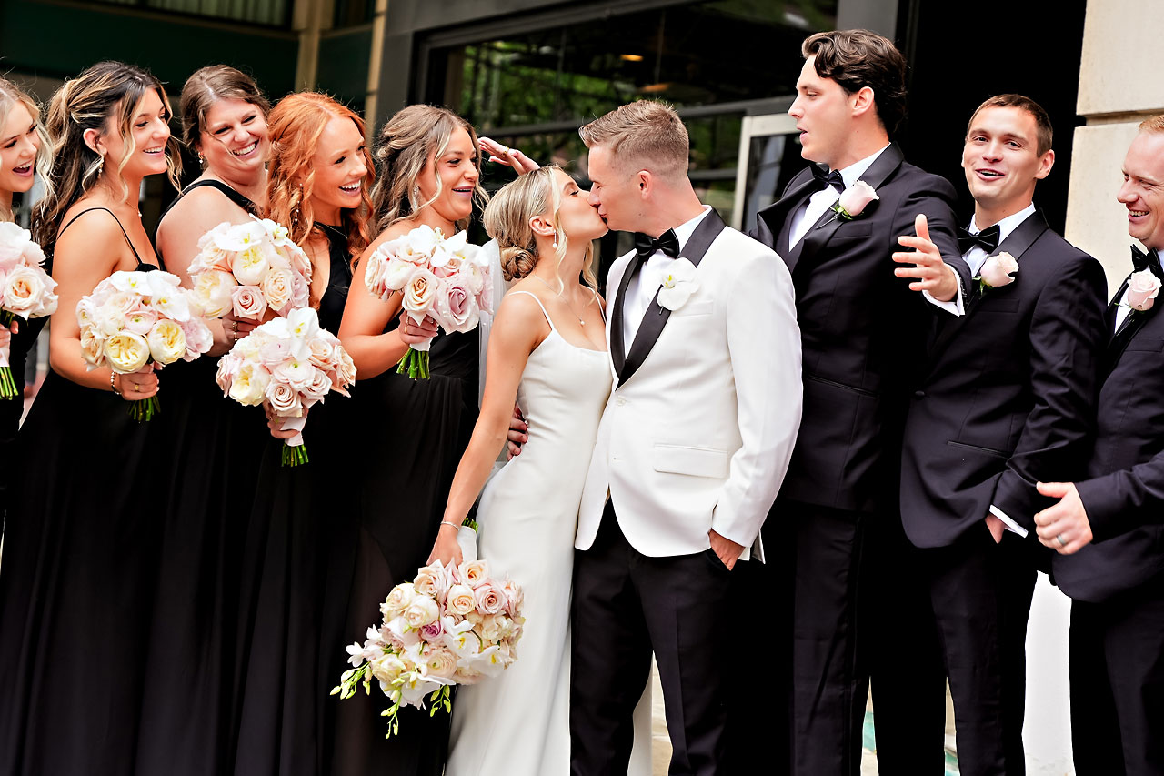 Lauren Colin Crowne Plaza Union Station Grand Hall Indianapolis Wedding 196