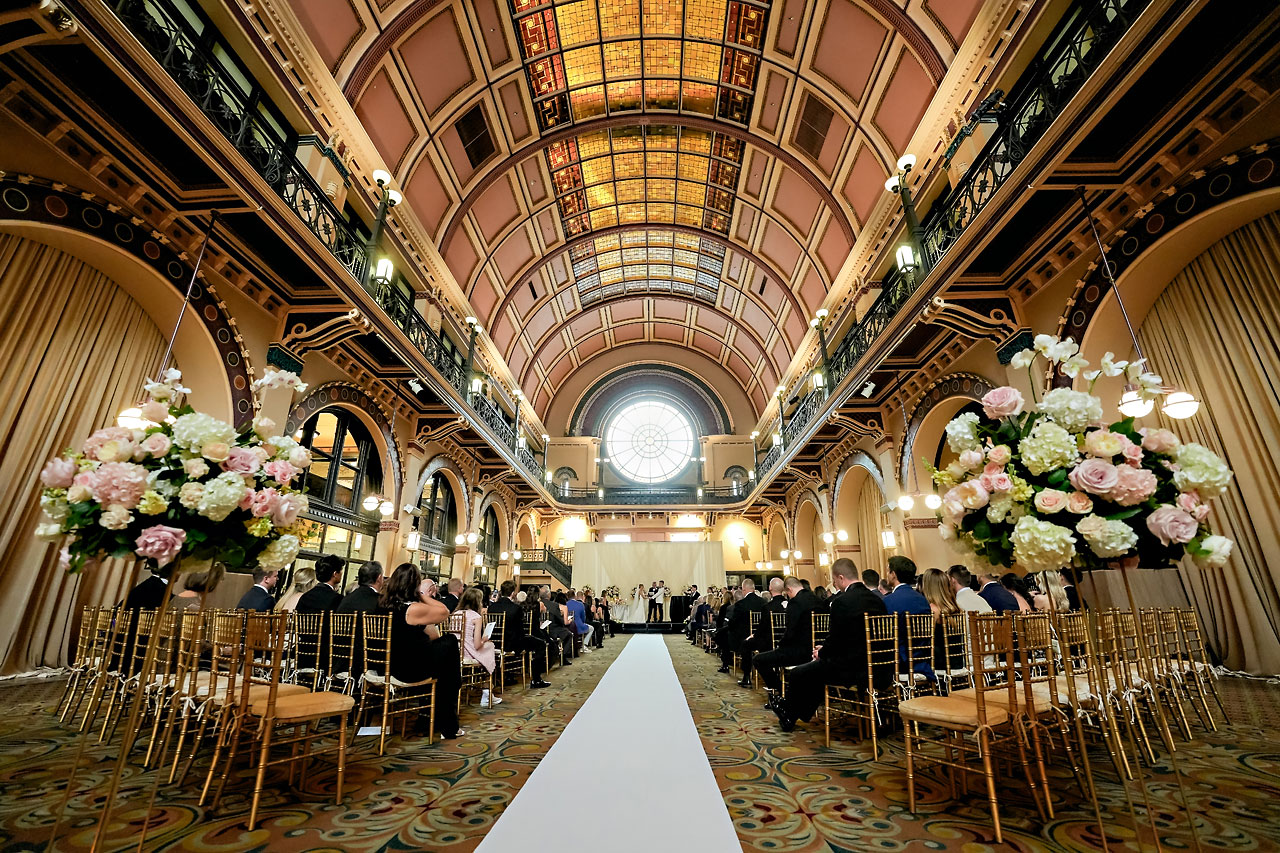 Lauren Colin Crowne Plaza Union Station Grand Hall Indianapolis Wedding 232