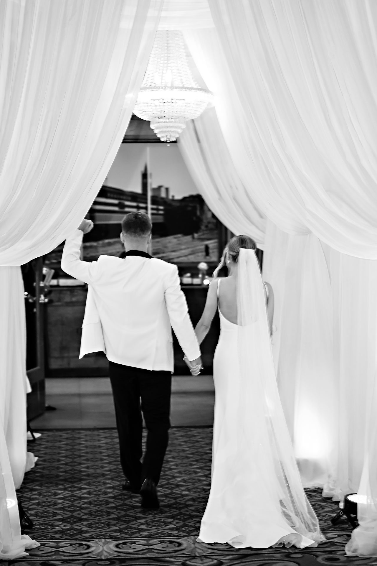 Lauren Colin Crowne Plaza Union Station Grand Hall Indianapolis Wedding 240