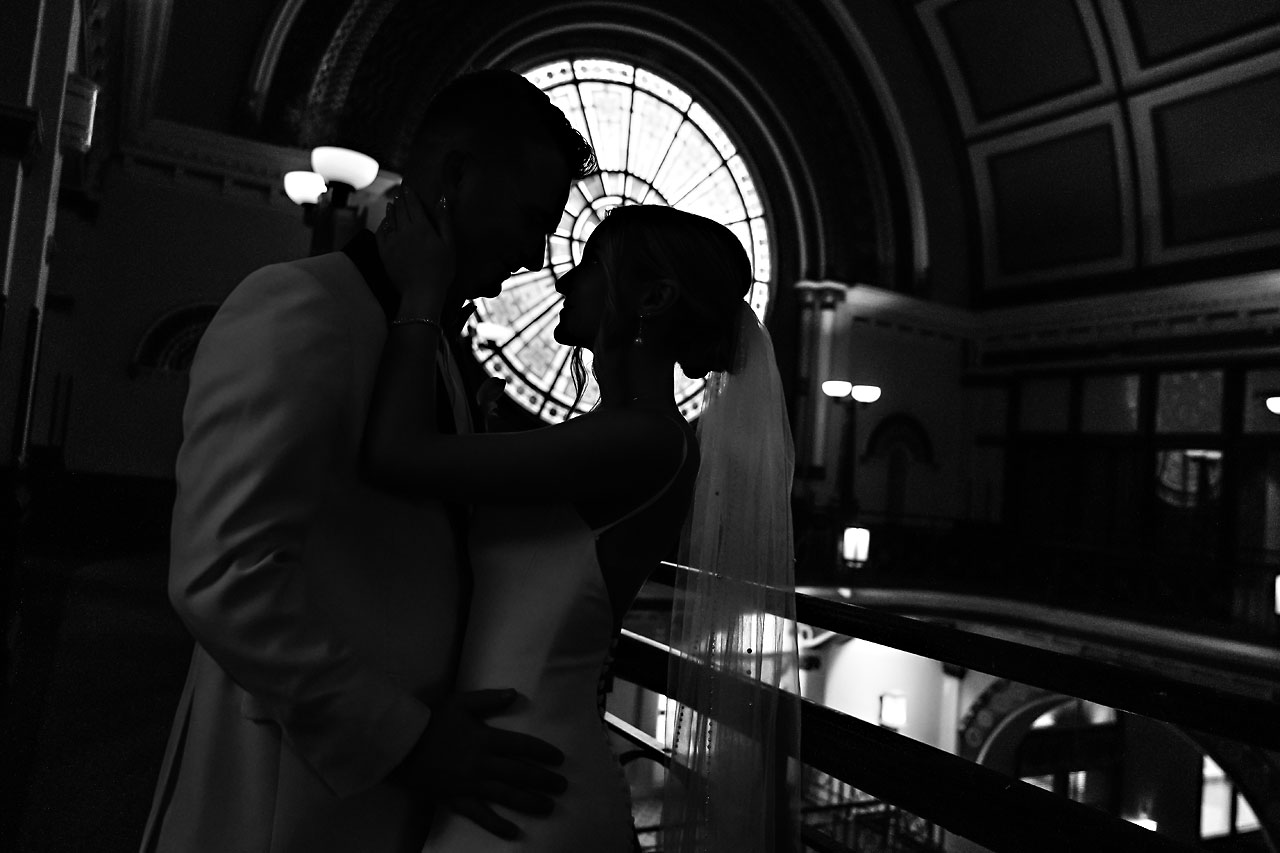 Lauren Colin Crowne Plaza Union Station Grand Hall Indianapolis Wedding 245