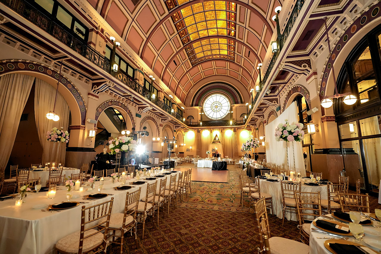 Lauren Colin Crowne Plaza Union Station Grand Hall Indianapolis Wedding 248