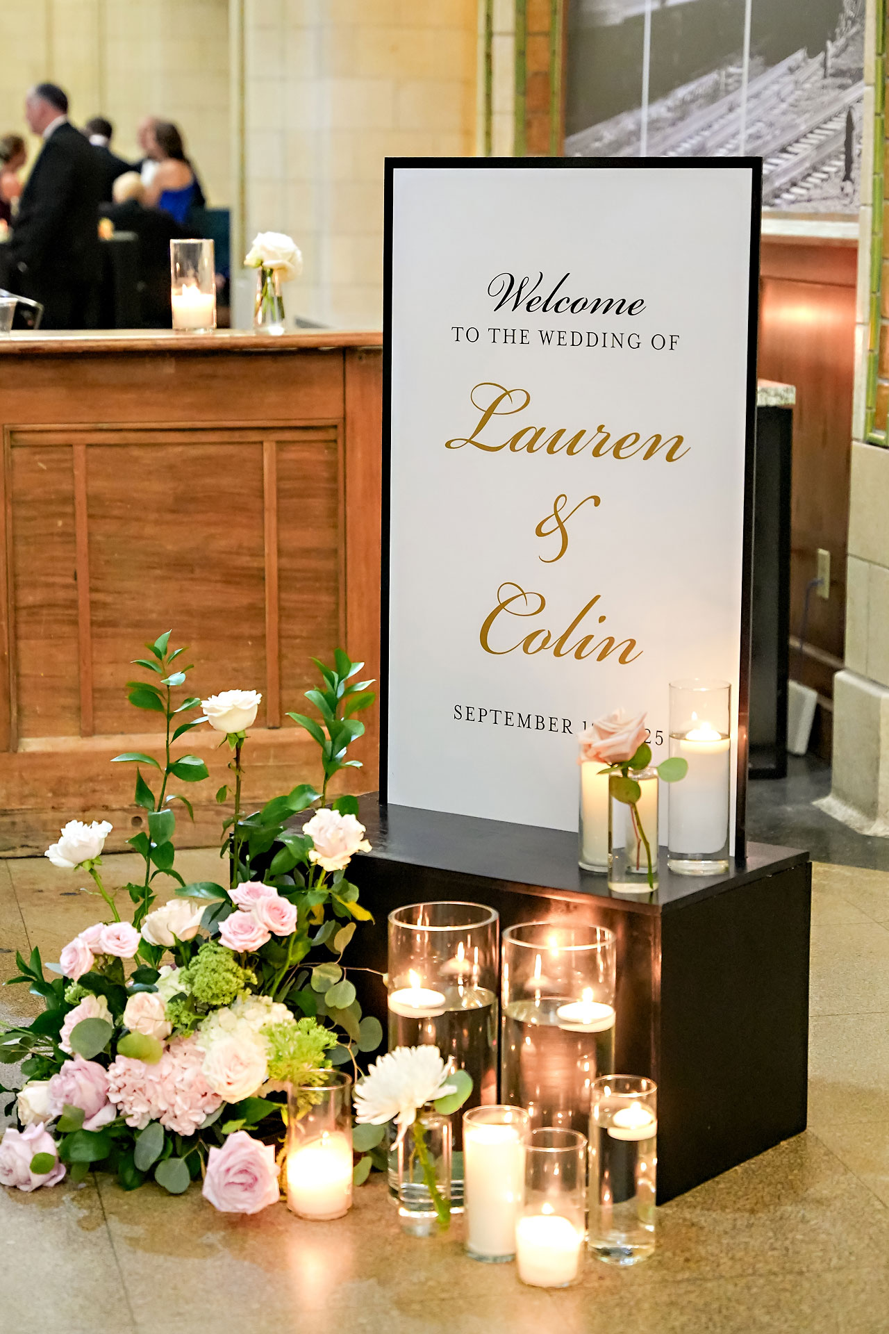 Lauren Colin Crowne Plaza Union Station Grand Hall Indianapolis Wedding 249