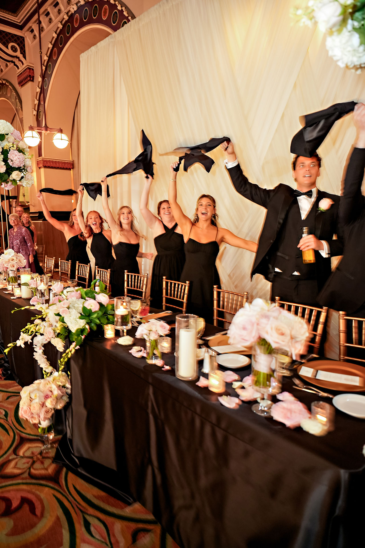 Lauren Colin Crowne Plaza Union Station Grand Hall Indianapolis Wedding 271