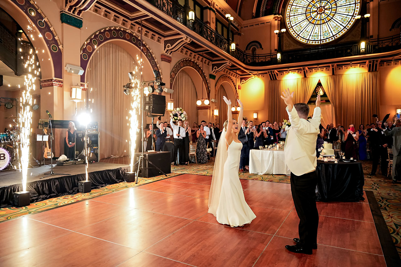 Lauren Colin Crowne Plaza Union Station Grand Hall Indianapolis Wedding 273