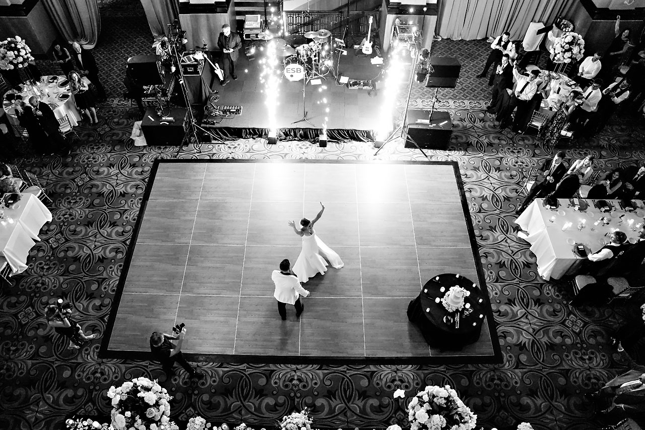 Lauren Colin Crowne Plaza Union Station Grand Hall Indianapolis Wedding 274