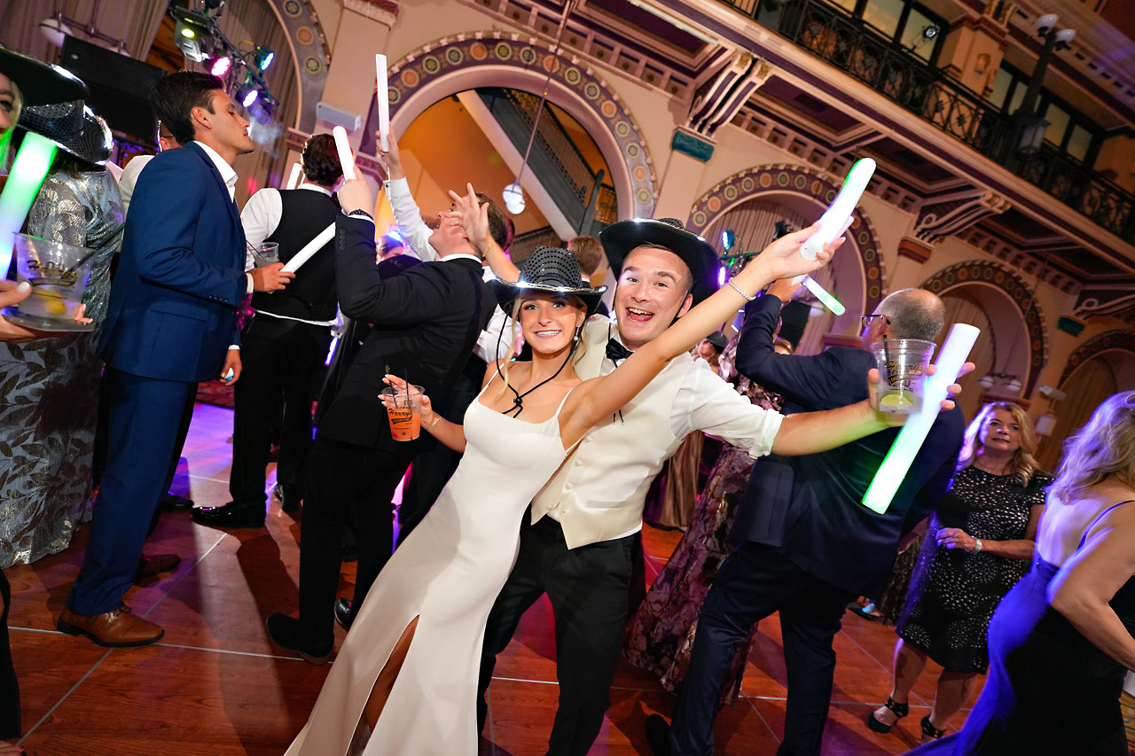 Lauren Colin Crowne Plaza Union Station Grand Hall Indianapolis Wedding 337