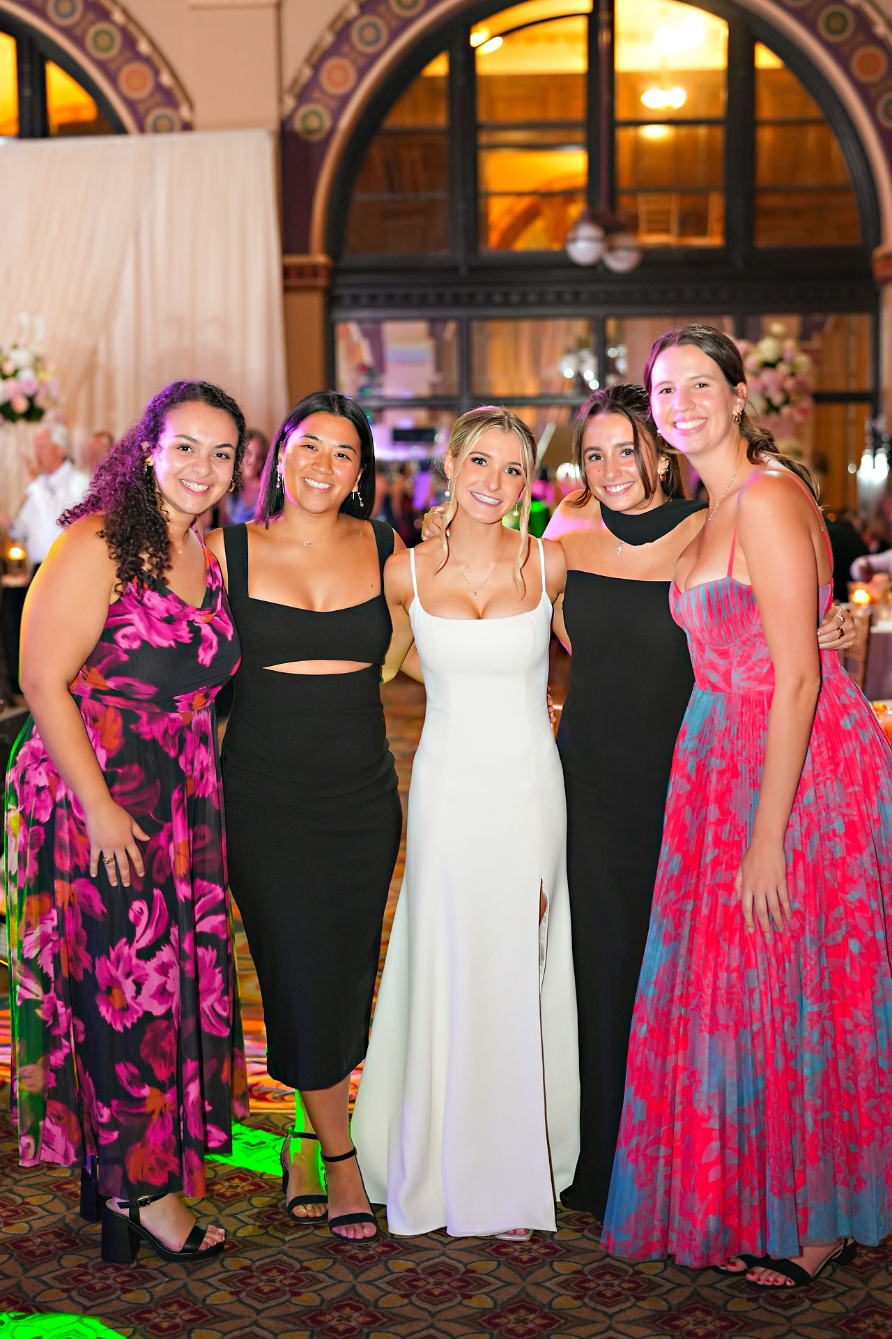 Lauren Colin Crowne Plaza Union Station Grand Hall Indianapolis Wedding 343