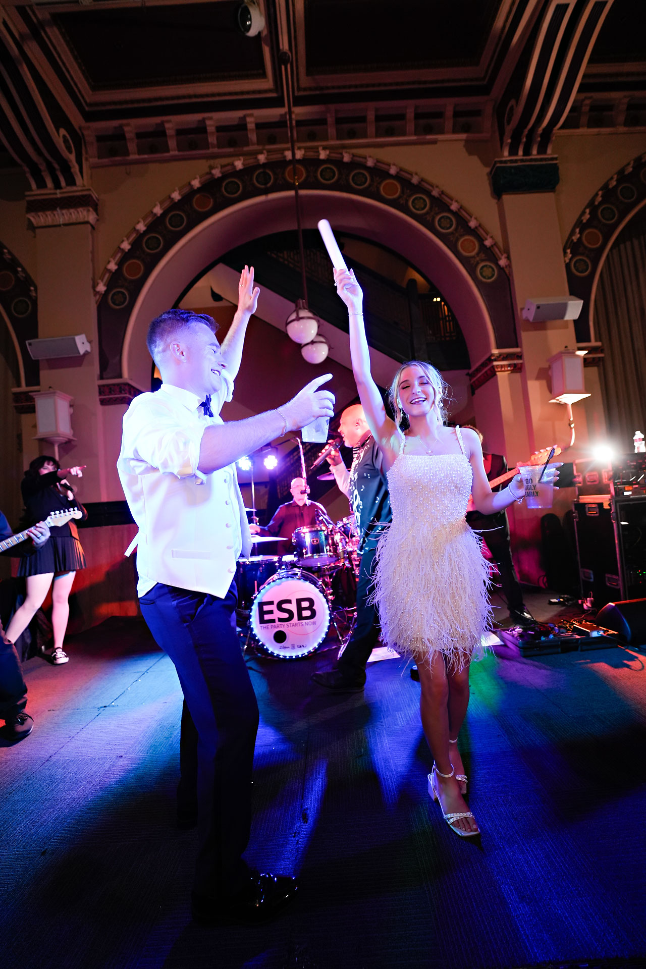 Lauren Colin Crowne Plaza Union Station Grand Hall Indianapolis Wedding 355