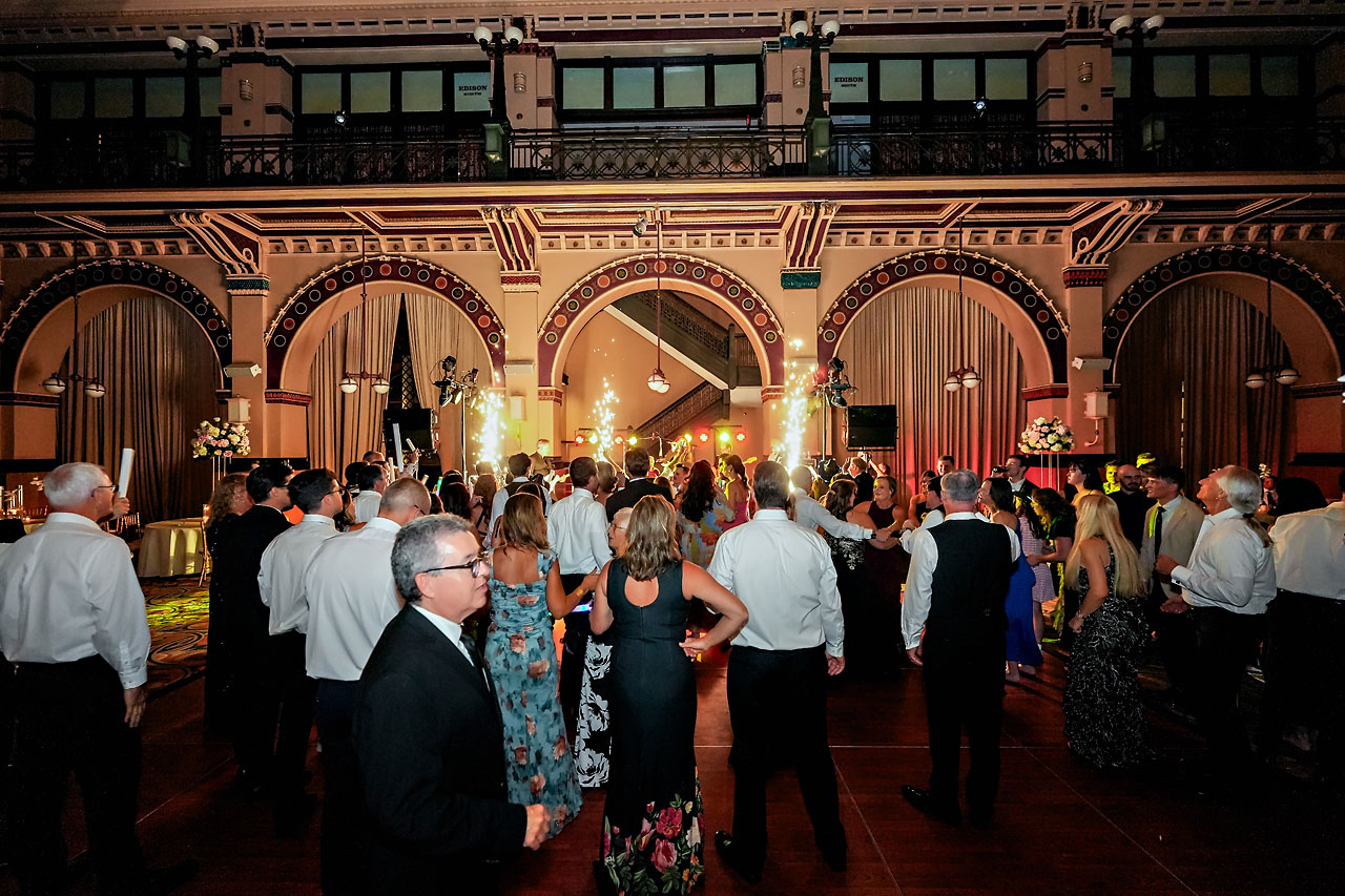 Lauren Colin Crowne Plaza Union Station Grand Hall Indianapolis Wedding 366
