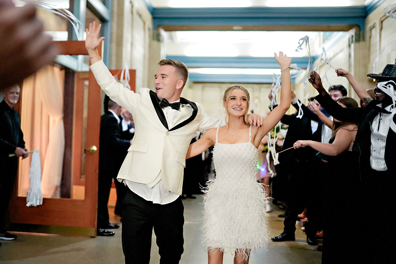 Lauren Colin Crowne Plaza Union Station Grand Hall Indianapolis Wedding 378