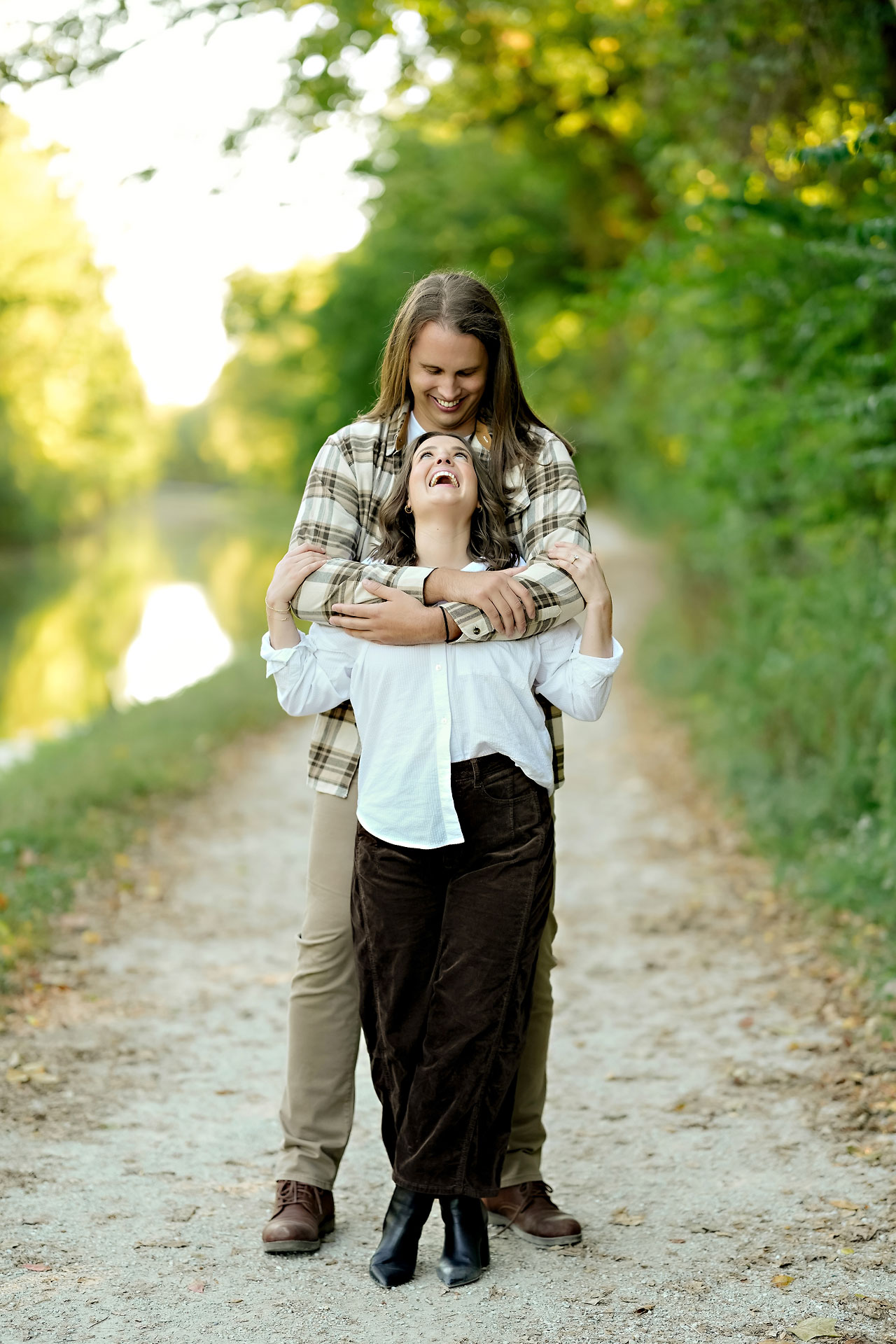 Erin Spencer Holcomb Gardens Fountain Square Canal Indianapolis Engagement Session 002
