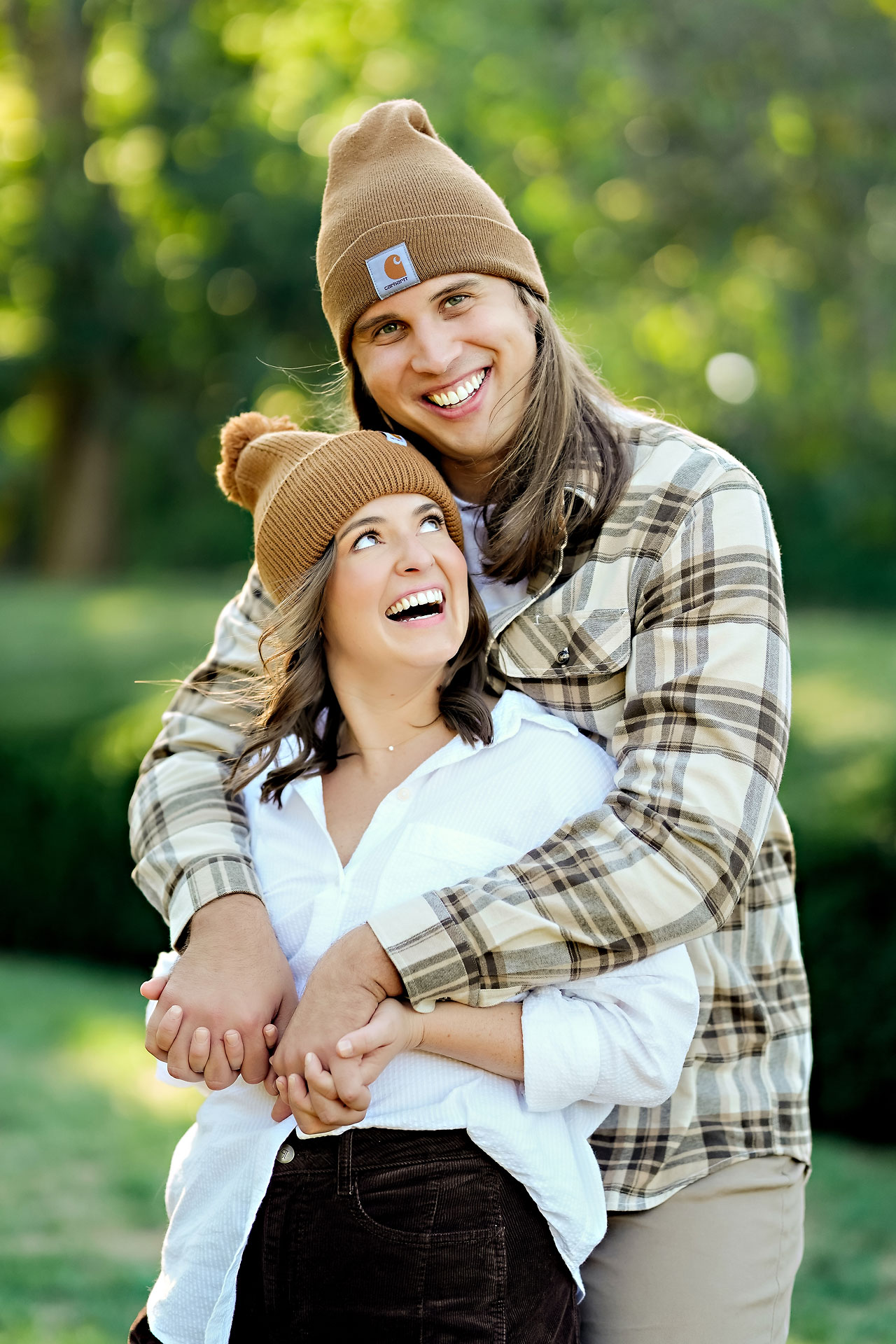 Erin Spencer Holcomb Gardens Fountain Square Canal Indianapolis Engagement Session 004