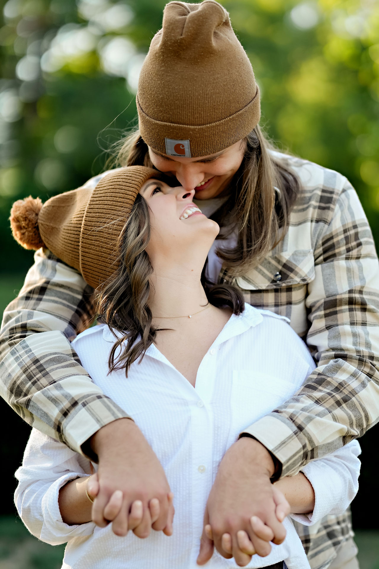 Erin Spencer Holcomb Gardens Fountain Square Canal Indianapolis Engagement Session 011