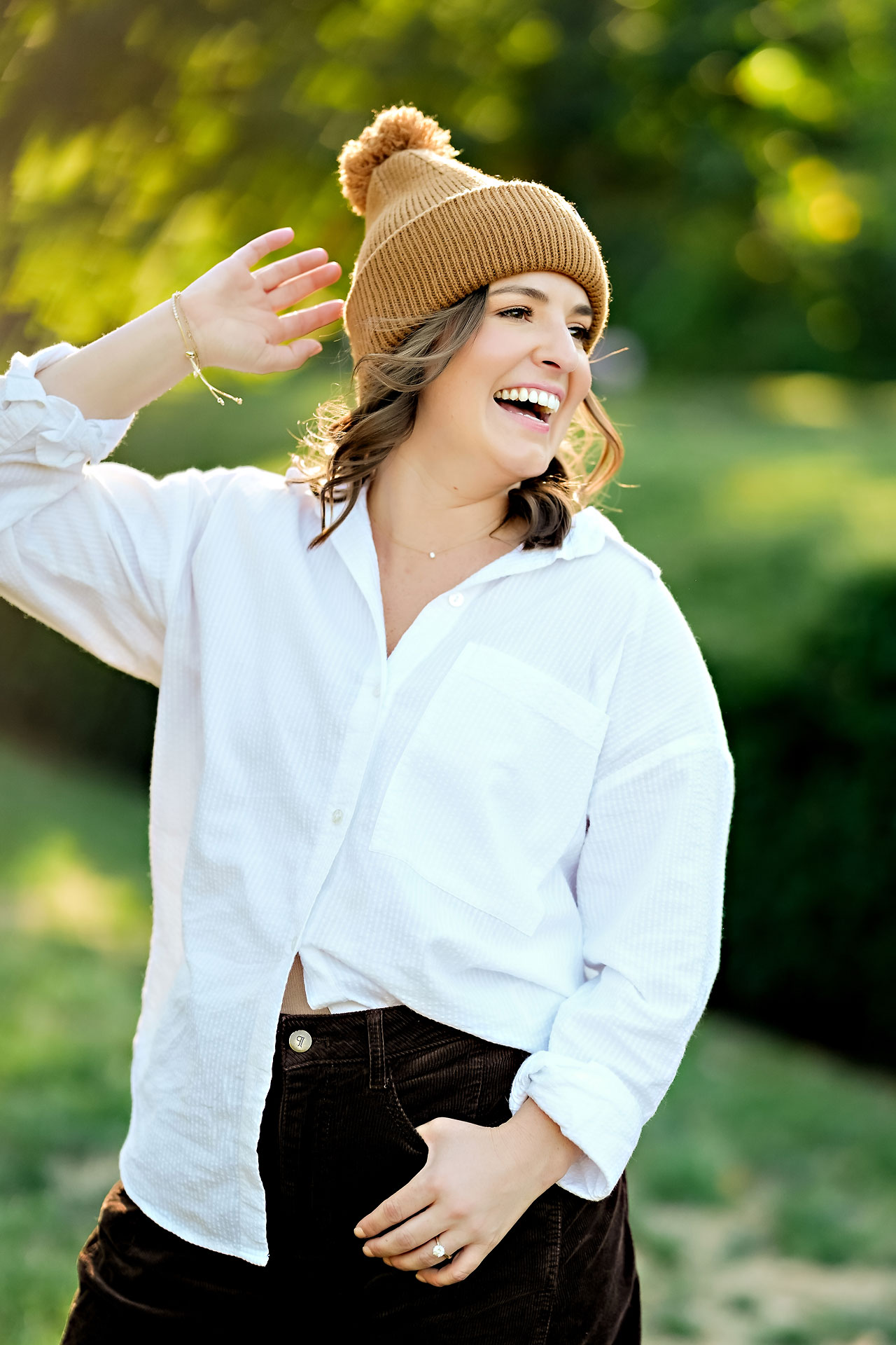 Erin Spencer Holcomb Gardens Fountain Square Canal Indianapolis Engagement Session 018