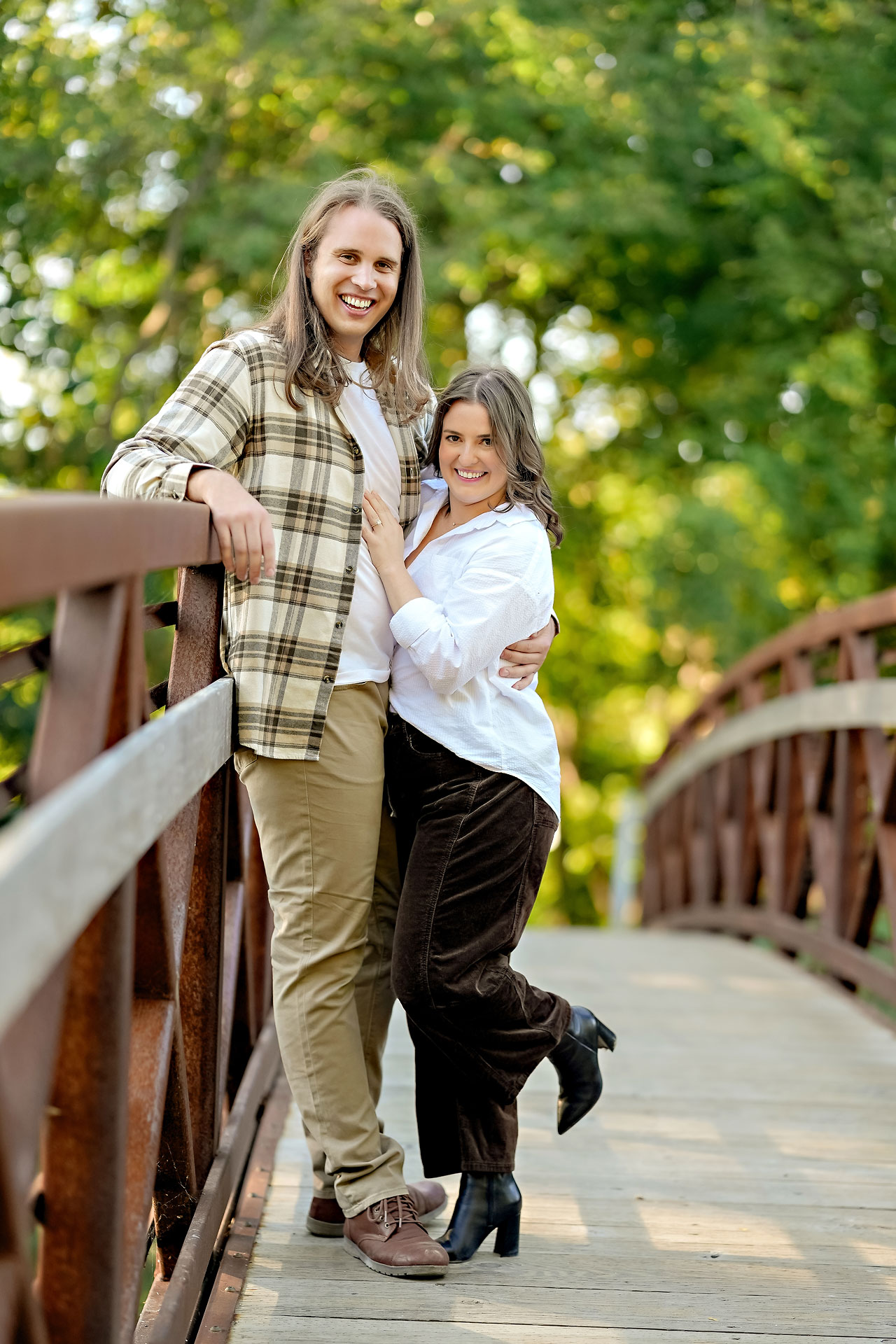 Erin Spencer Holcomb Gardens Fountain Square Canal Indianapolis Engagement Session 040
