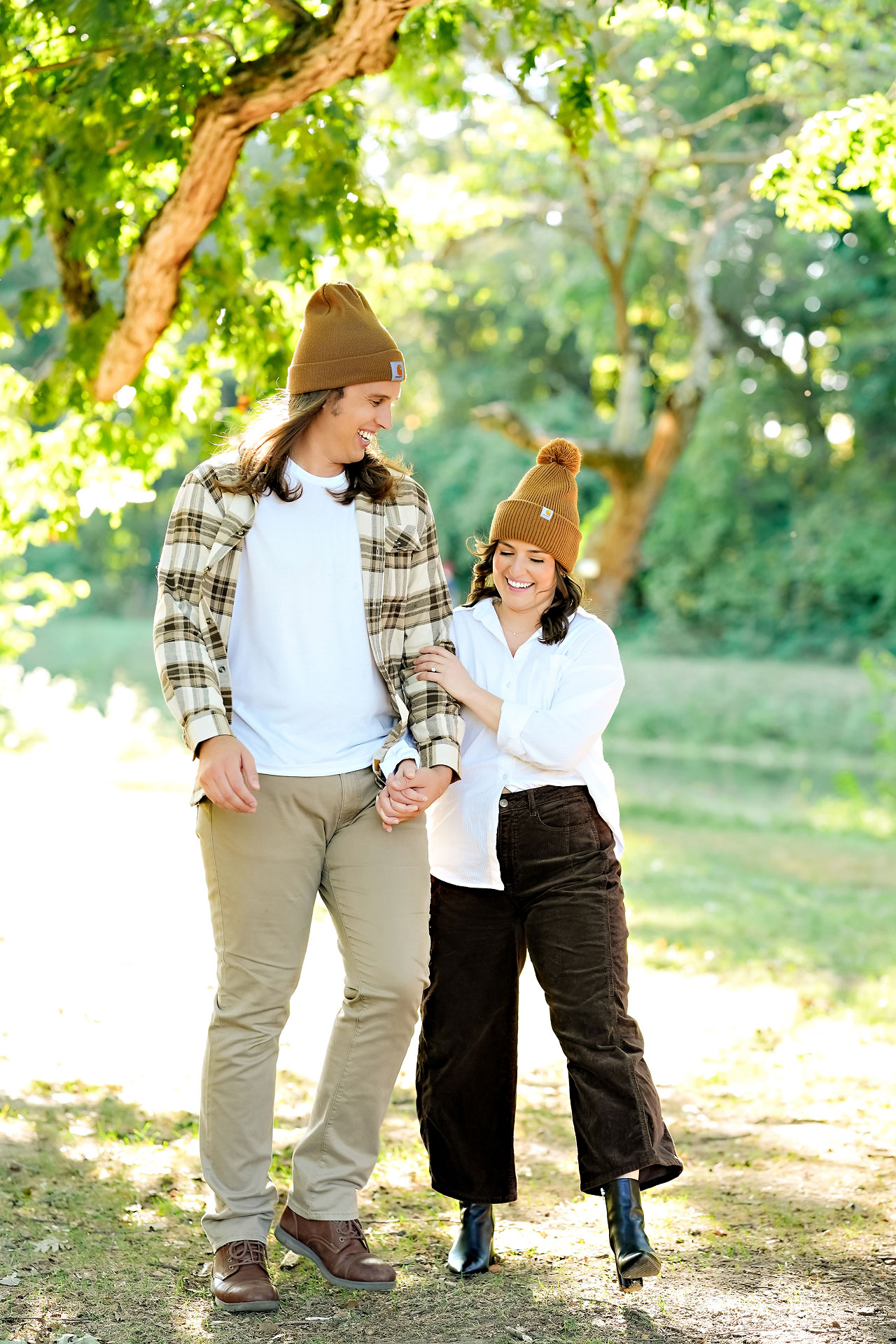 Erin Spencer Holcomb Gardens Fountain Square Canal Indianapolis Engagement Session 042