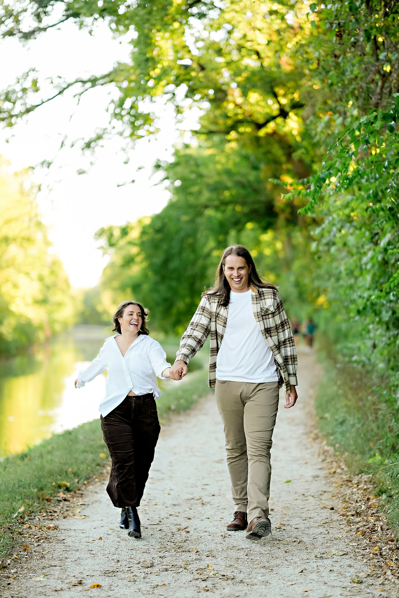 Erin Spencer Holcomb Gardens Fountain Square Canal Indianapolis Engagement Session 044