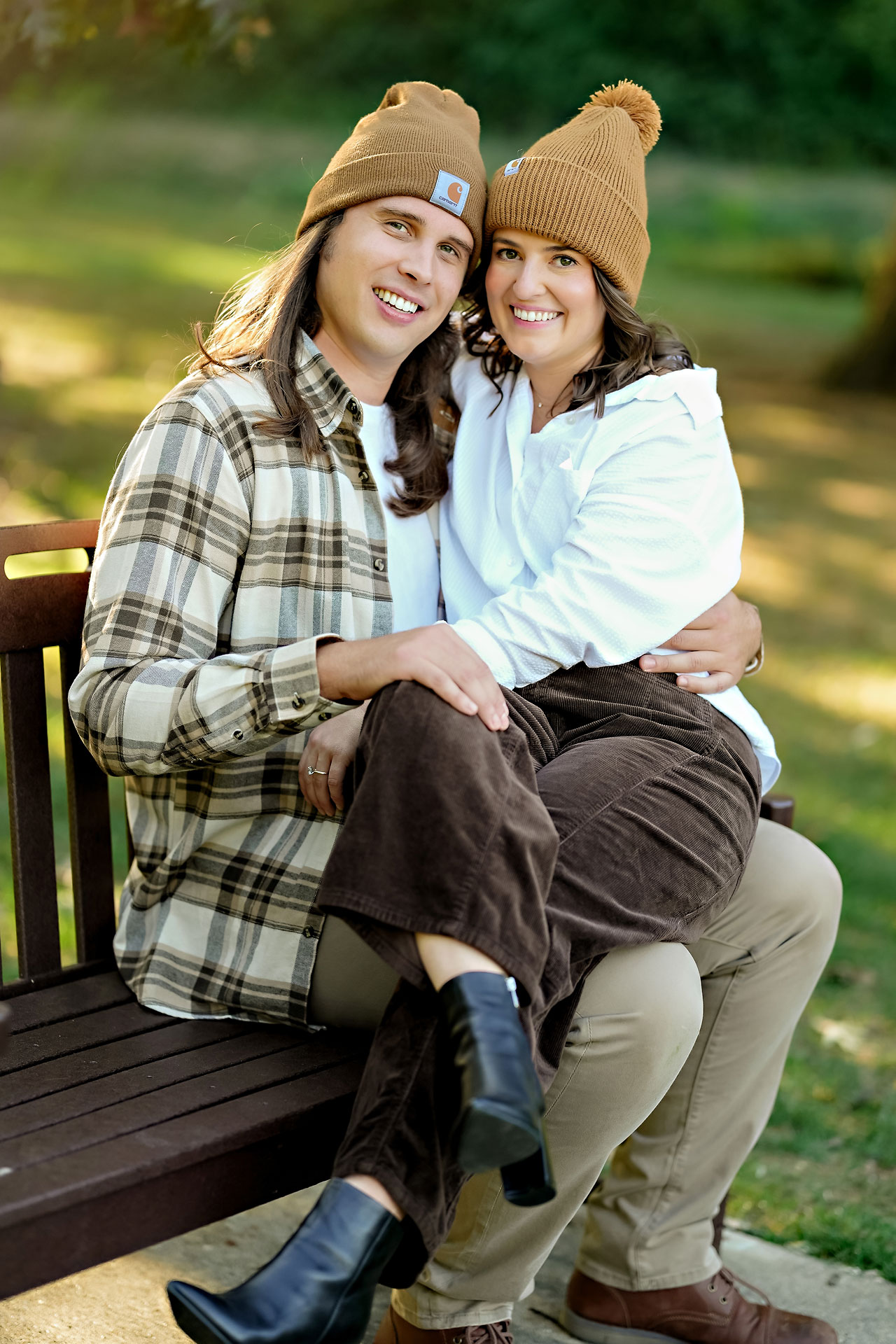Erin Spencer Holcomb Gardens Fountain Square Canal Indianapolis Engagement Session 063