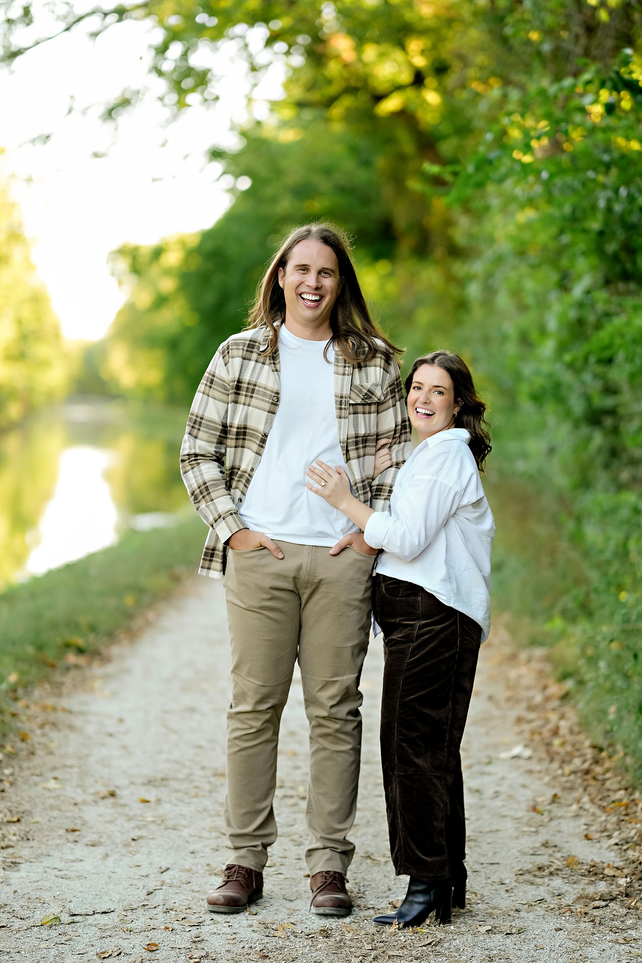Erin Spencer Holcomb Gardens Fountain Square Canal Indianapolis Engagement Session 069