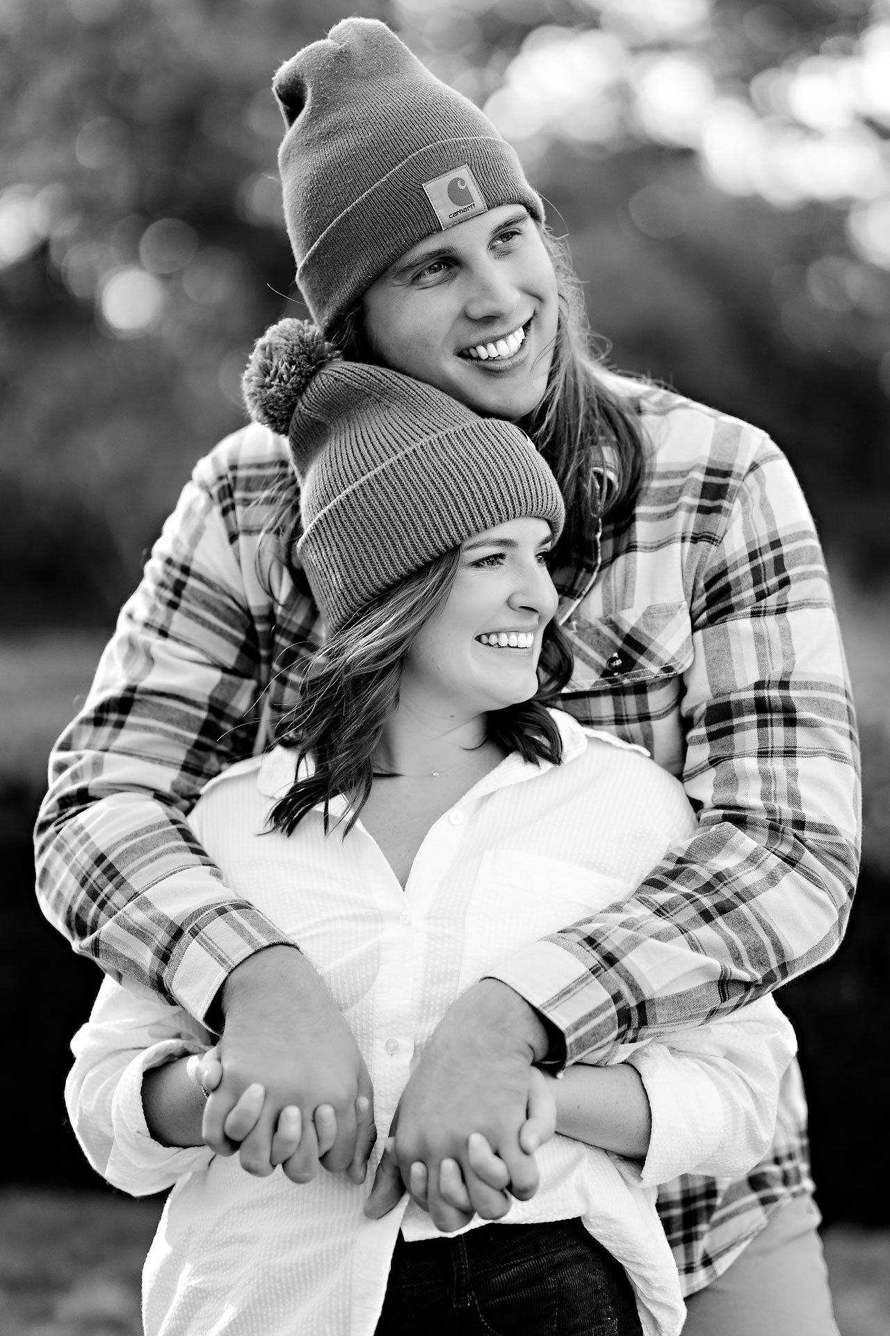 Erin Spencer Holcomb Gardens Fountain Square Canal Indianapolis Engagement Session 072