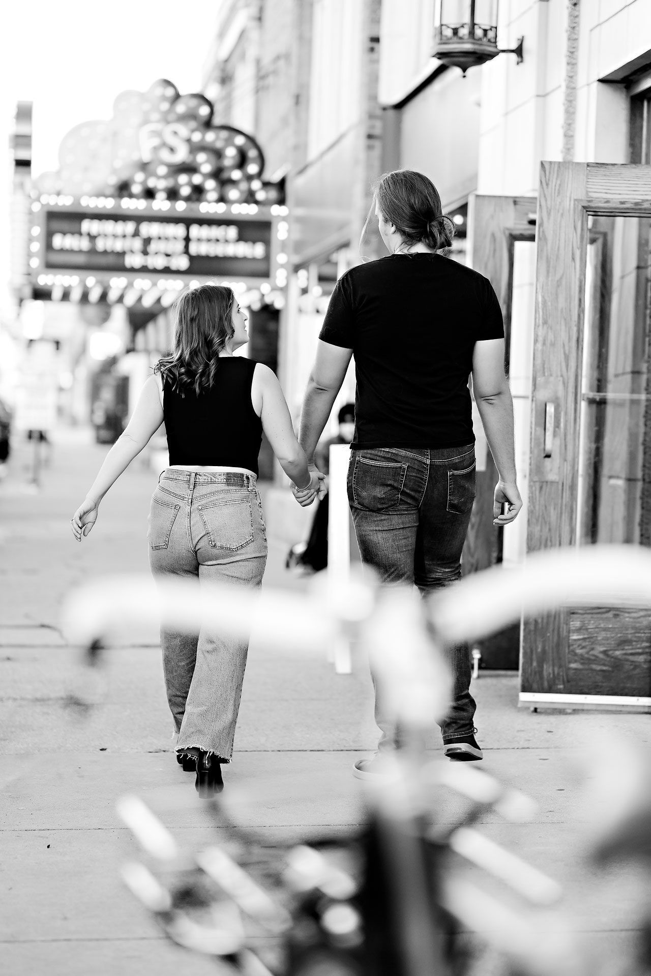 Erin Spencer Holcomb Gardens Fountain Square Canal Indianapolis Engagement Session 089
