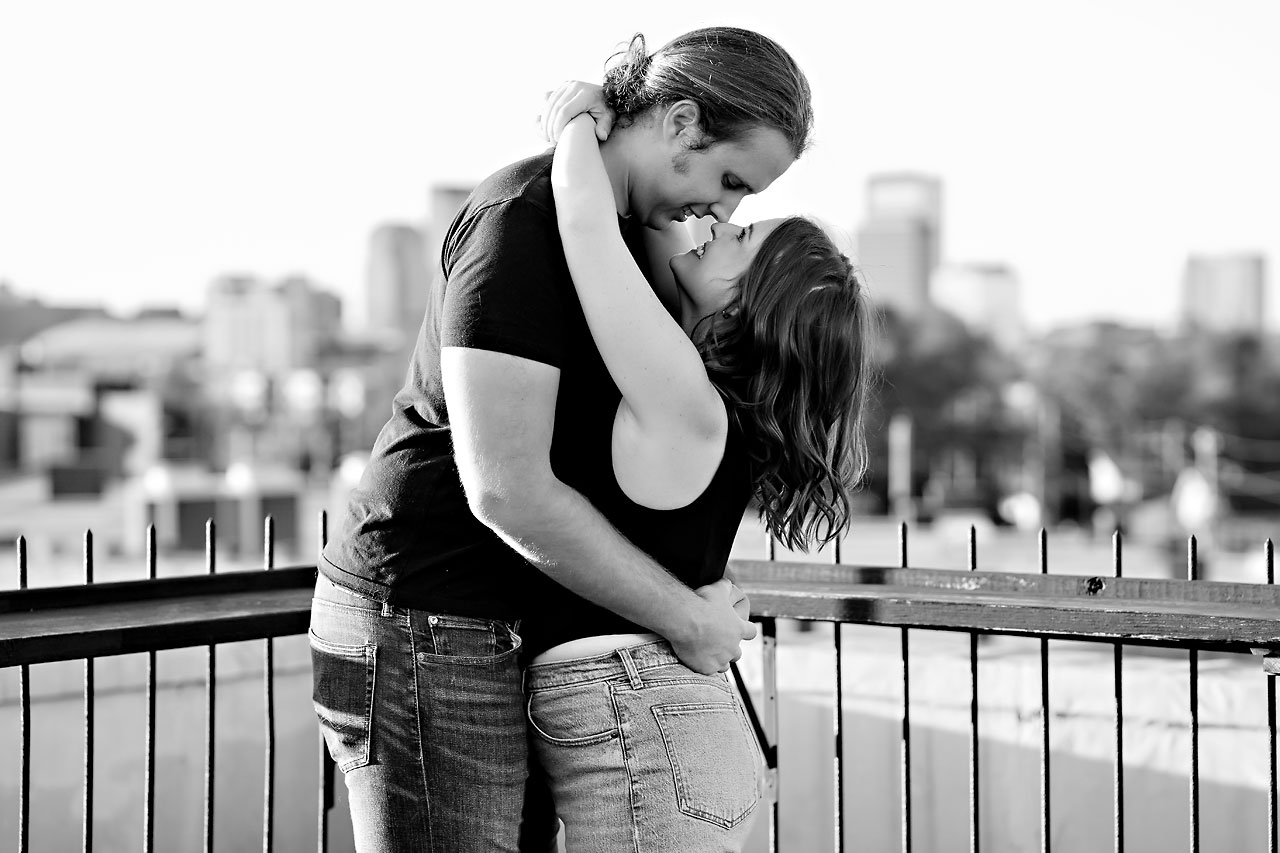 Erin Spencer Holcomb Gardens Fountain Square Canal Indianapolis Engagement Session 104