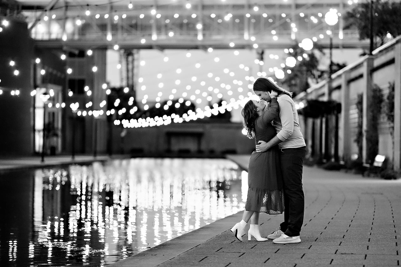 Erin Spencer Holcomb Gardens Fountain Square Canal Indianapolis Engagement Session 127