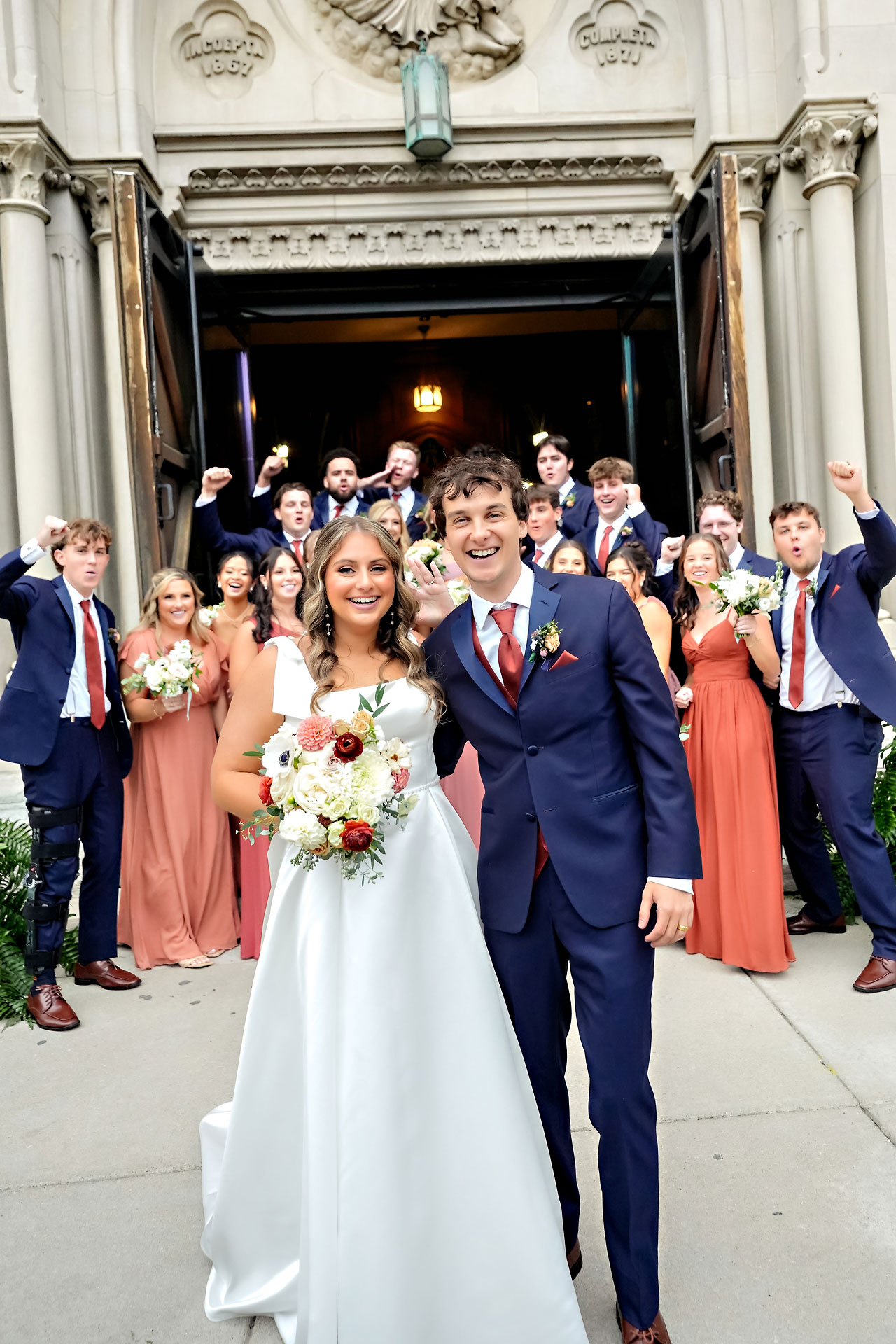 Maria Connor North United Methodist Indiana Roof Ballroom Indianapolis Wedding 152