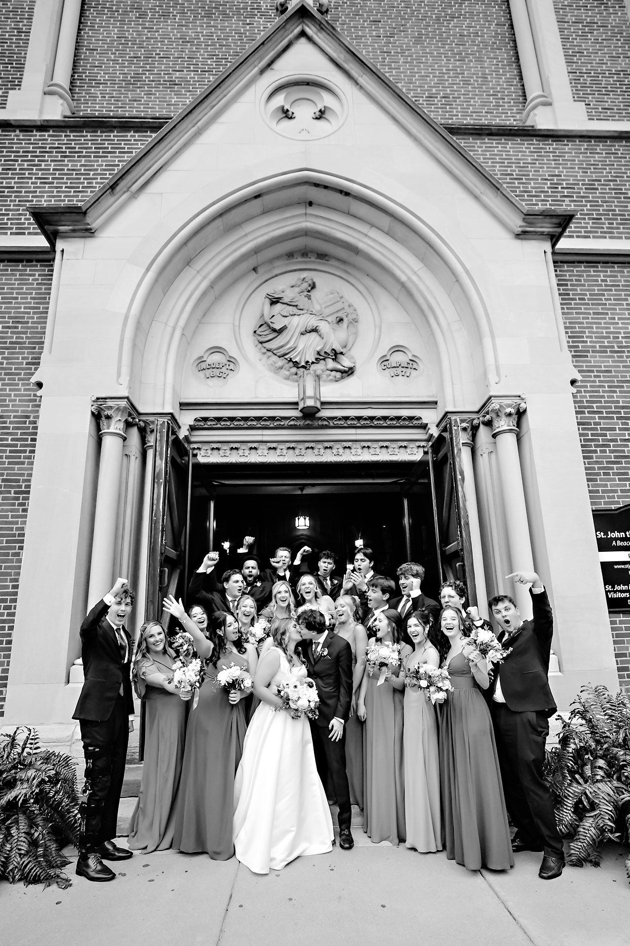 Maria Connor North United Methodist Indiana Roof Ballroom Indianapolis Wedding 160