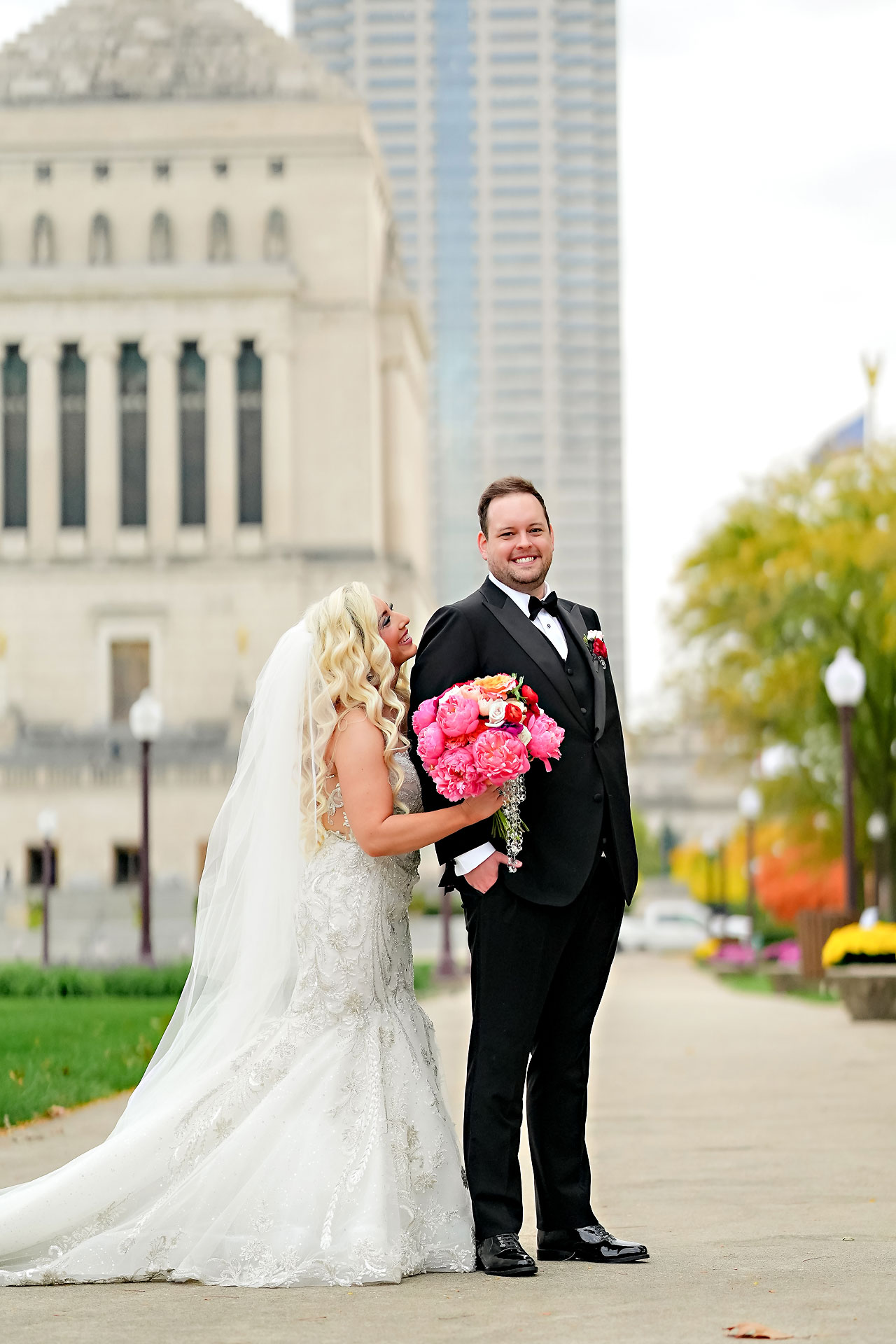 Raelyn Patrick North United Methodist Scottish Rite Indianapolis Wedding 177