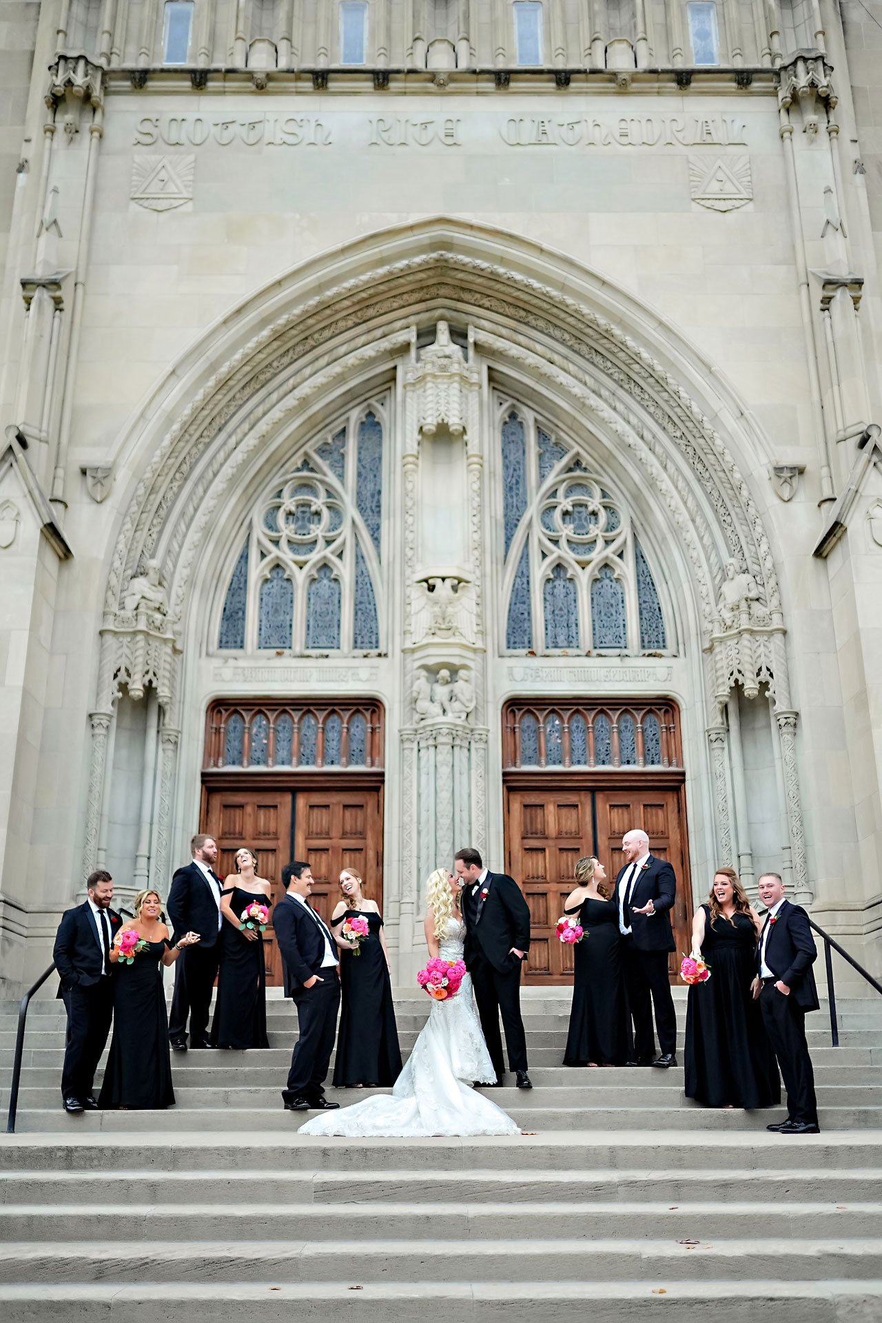 Raelyn Patrick North United Methodist Scottish Rite Indianapolis Wedding 218