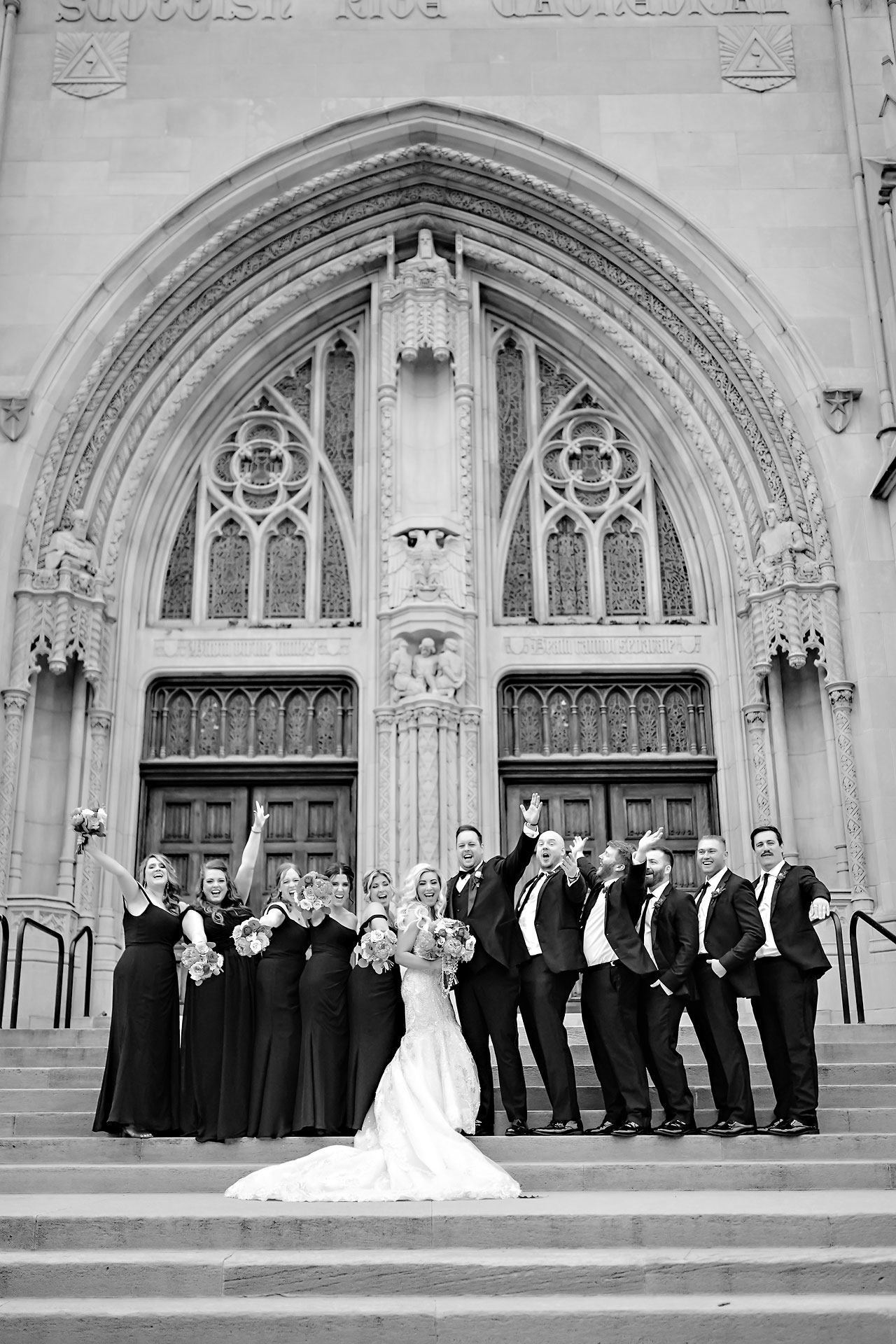 Raelyn Patrick North United Methodist Scottish Rite Indianapolis Wedding 223