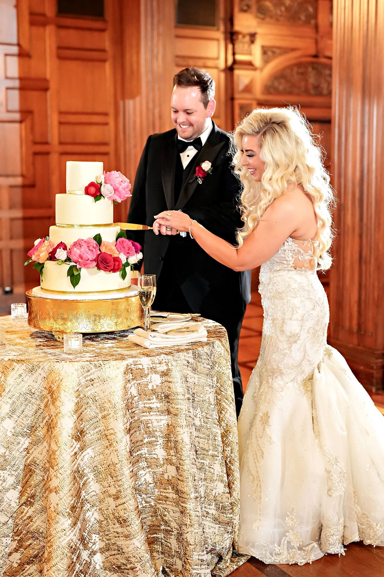 Raelyn Patrick North United Methodist Scottish Rite Indianapolis Wedding 290