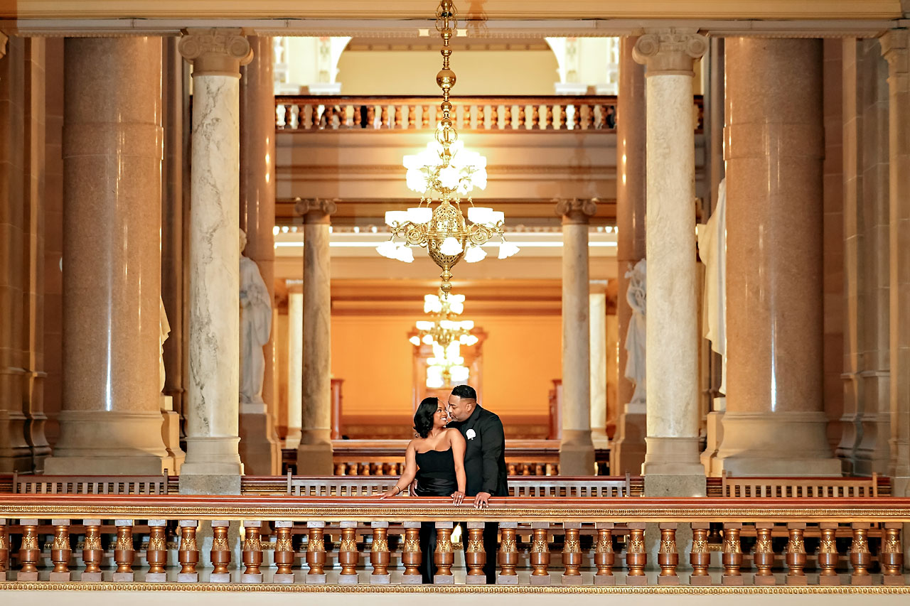 JIA + JEFF | INDIANA STATEHOUSE ENGAGEMENT SESSION